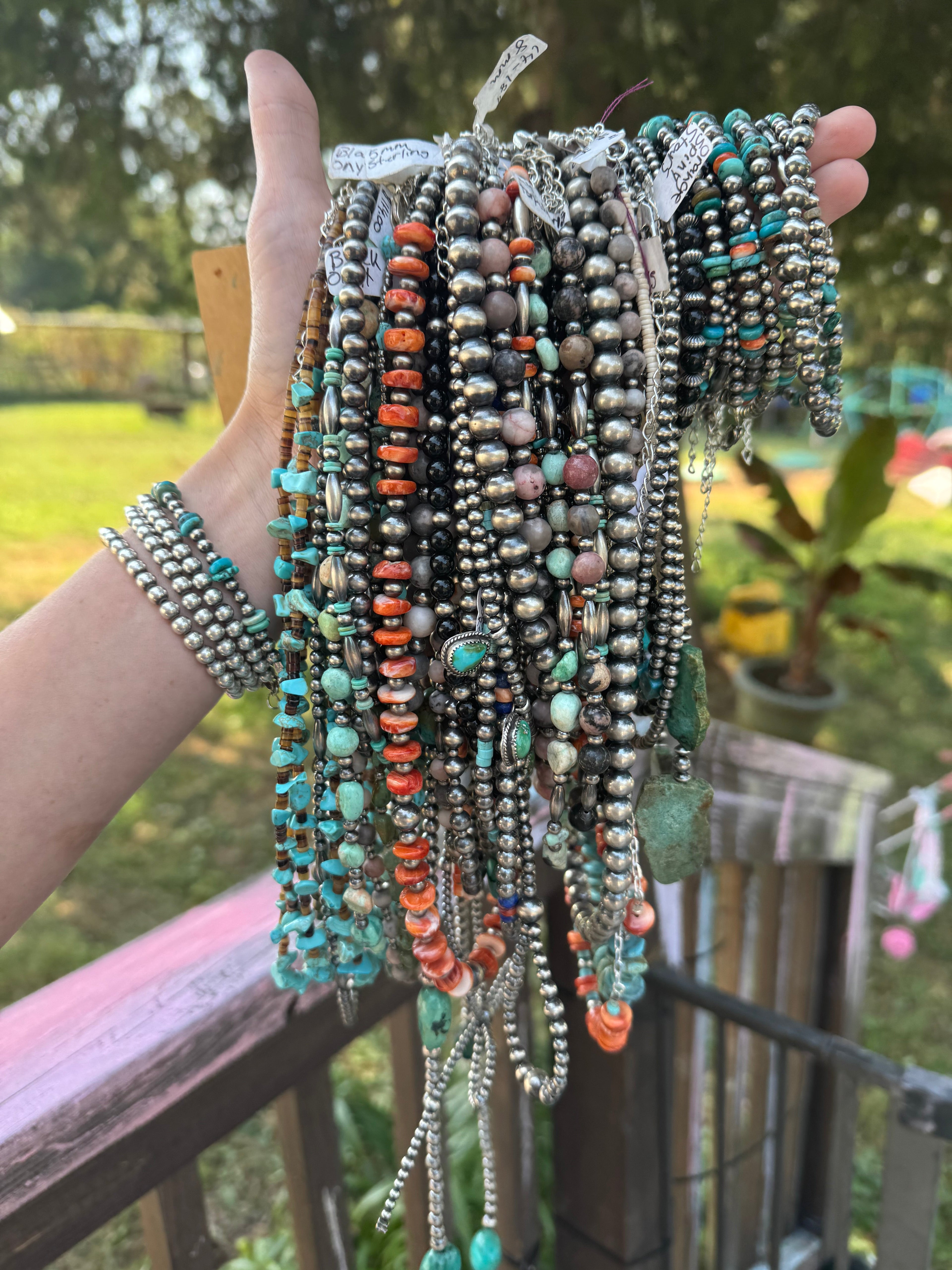 Sterling silver pearls