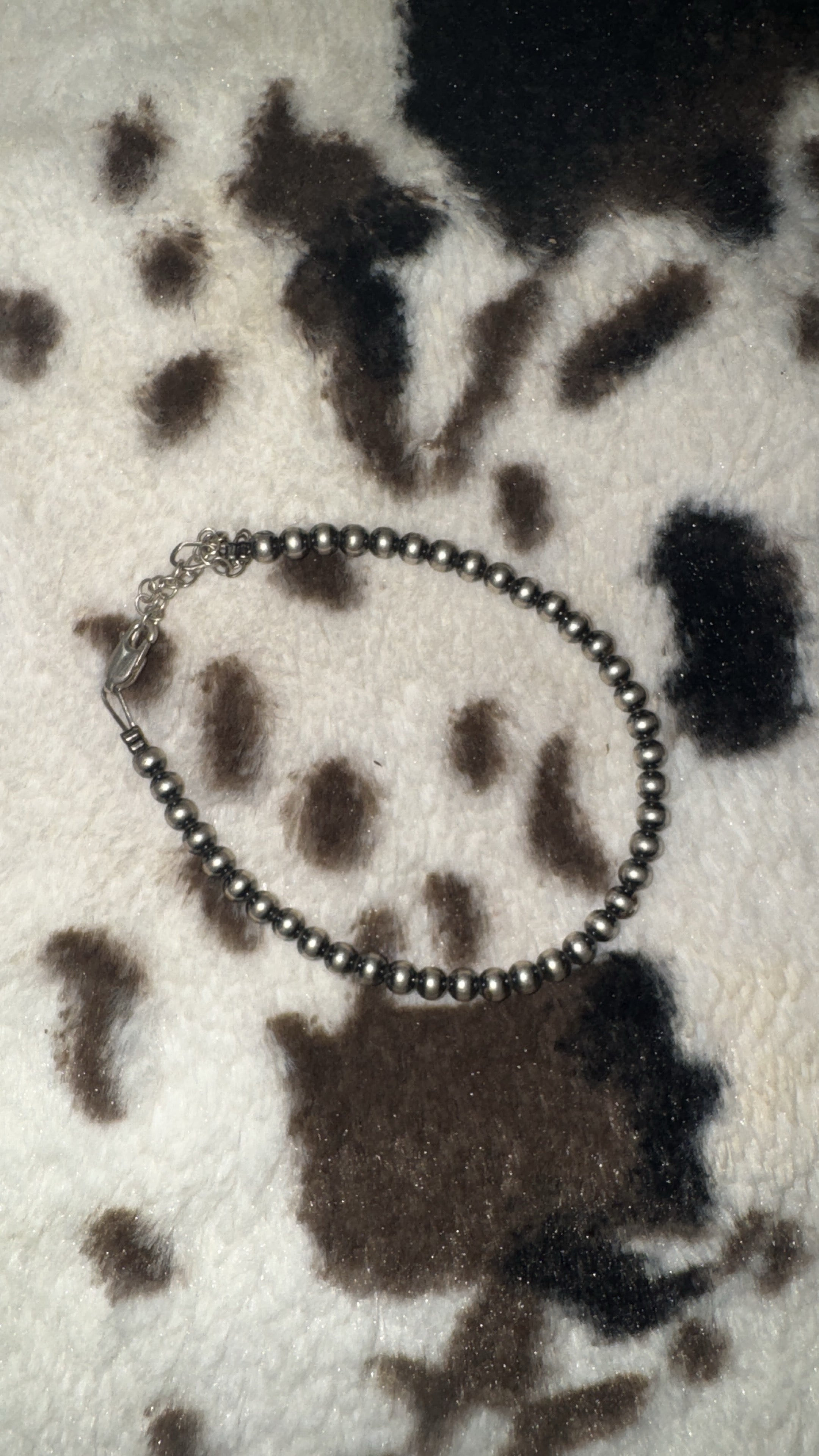 Sterling Silver Pearls bracelet 4 mm