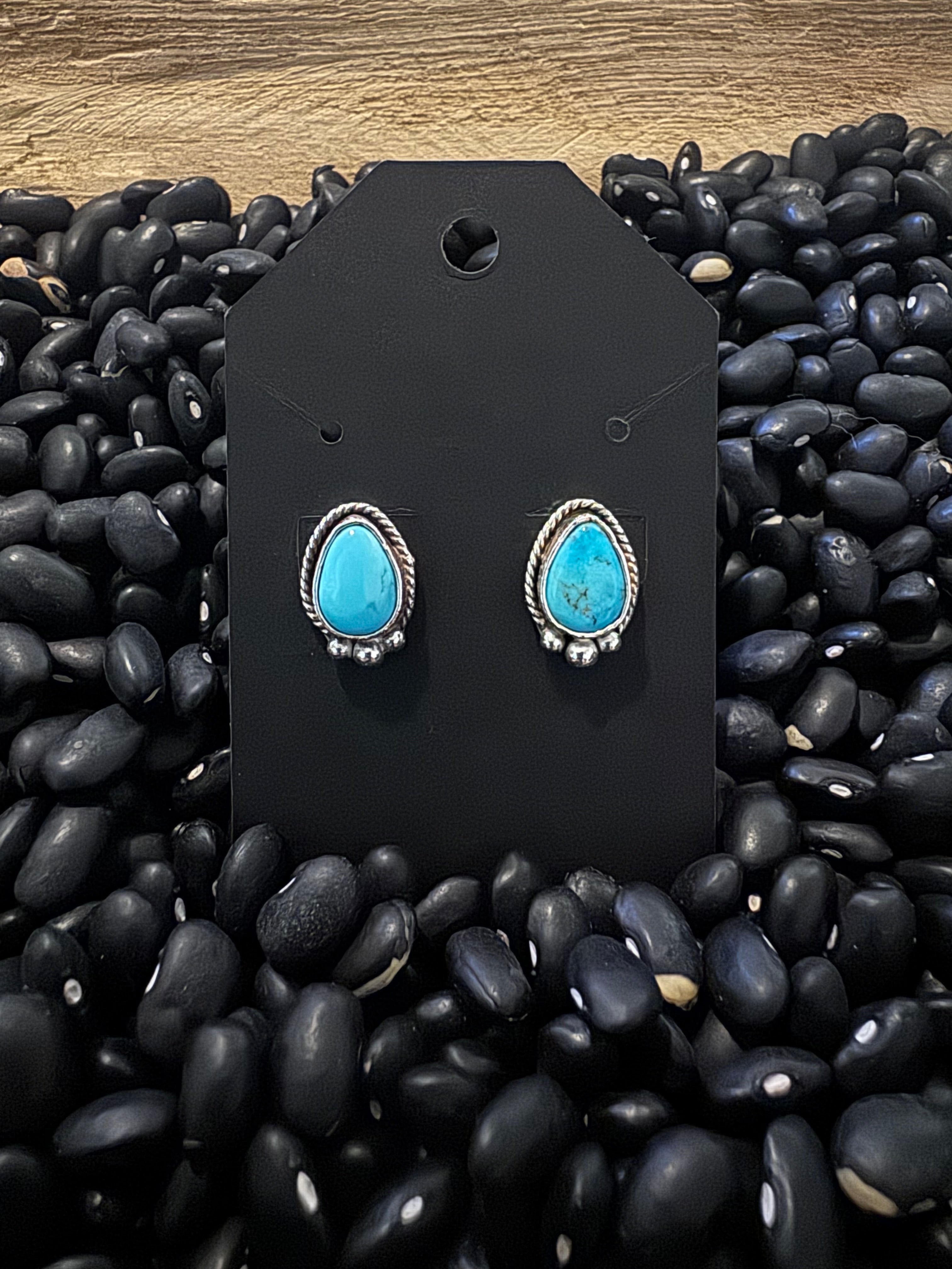 Royston Turquoise studs