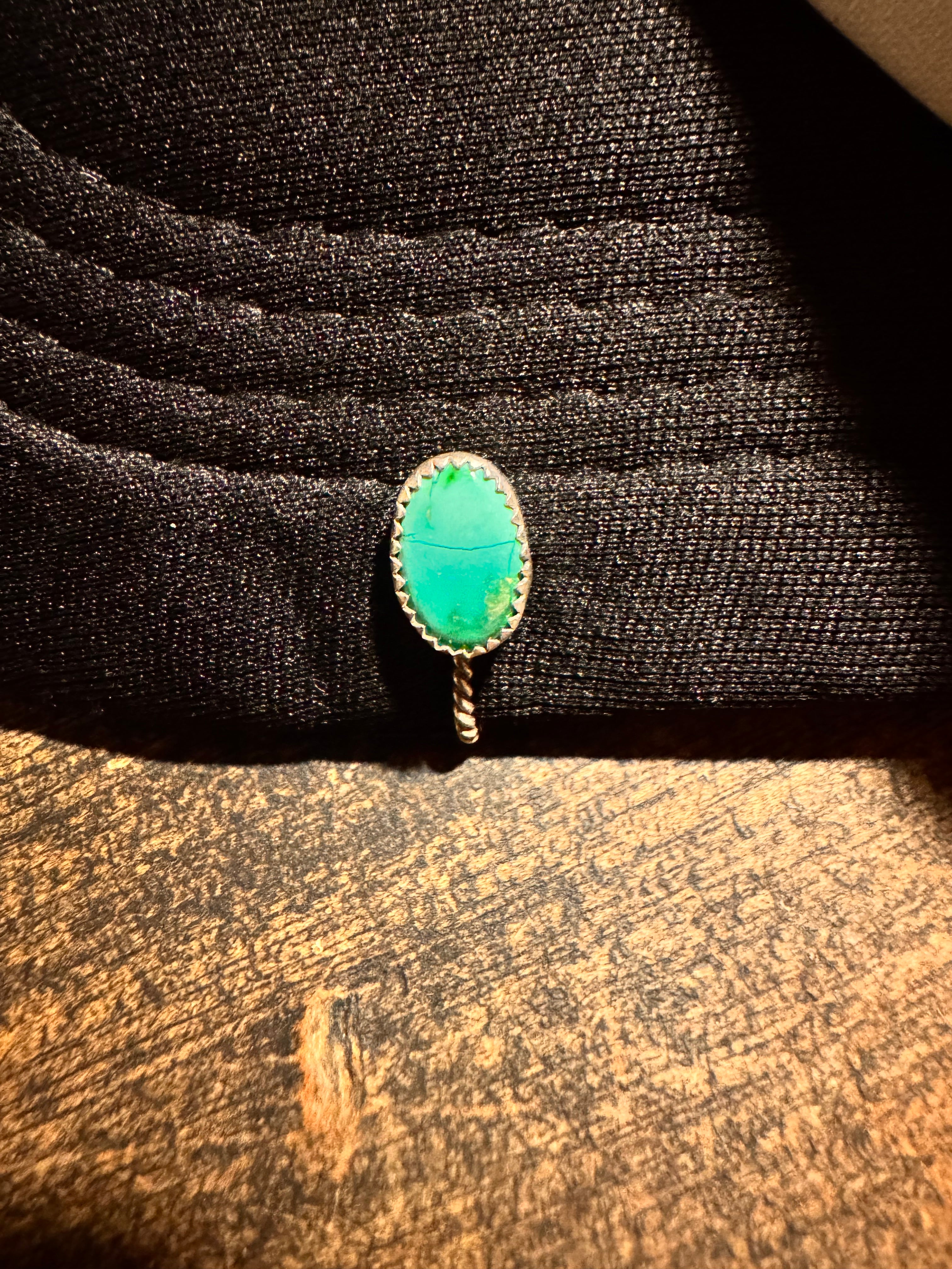 Pilot Mountain turquoise hat clip