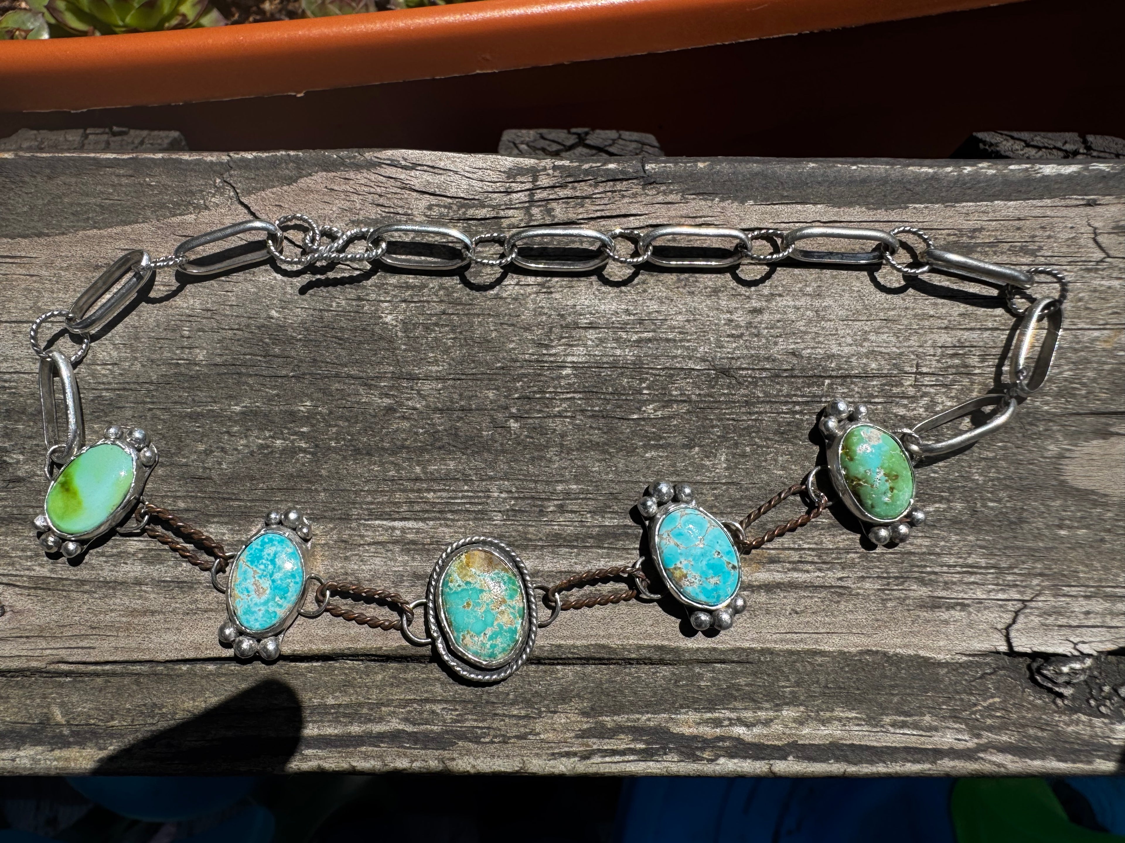 Sonoran Gold, turquoise choker
