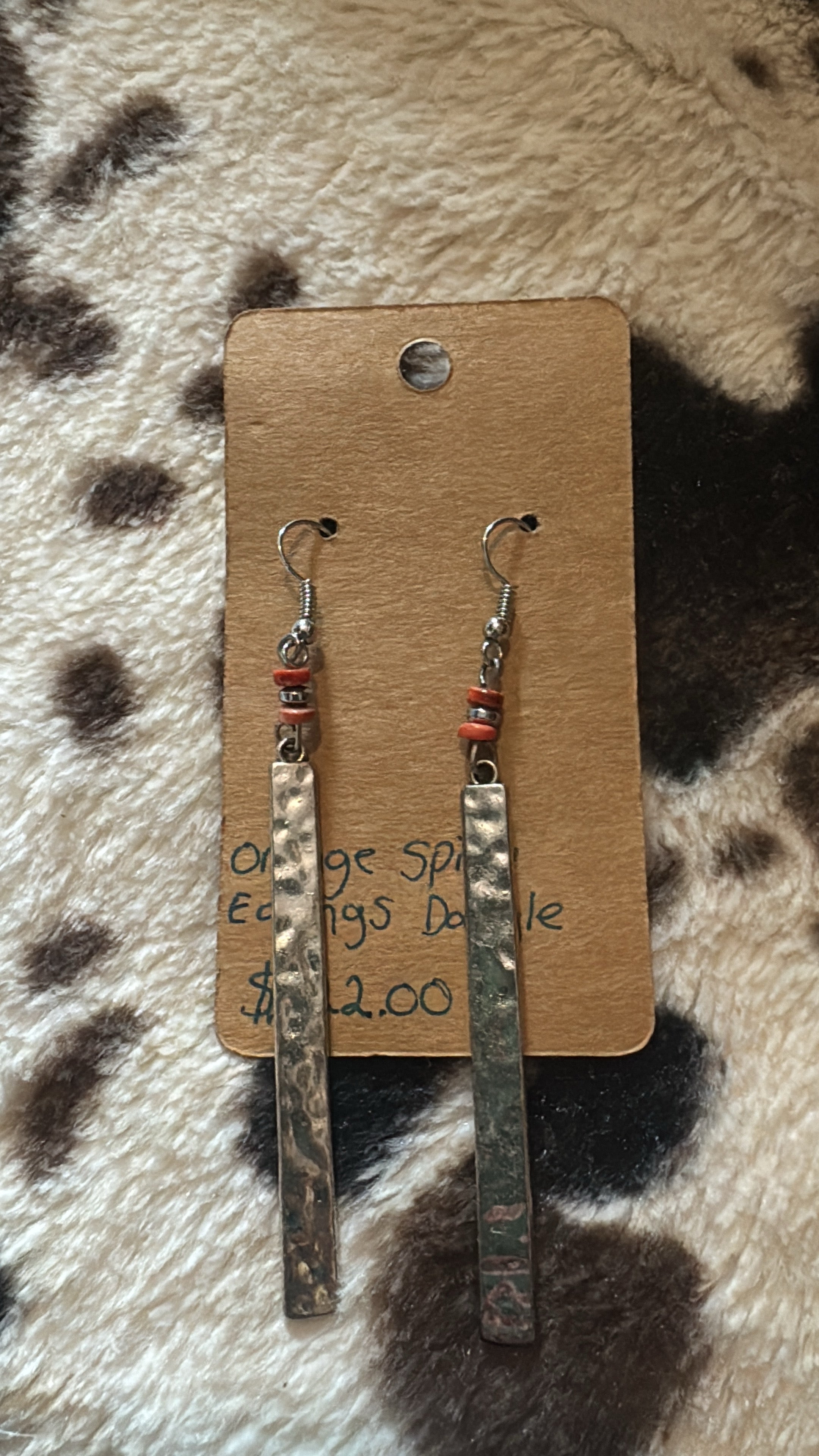 Spiny earrings dangle spring