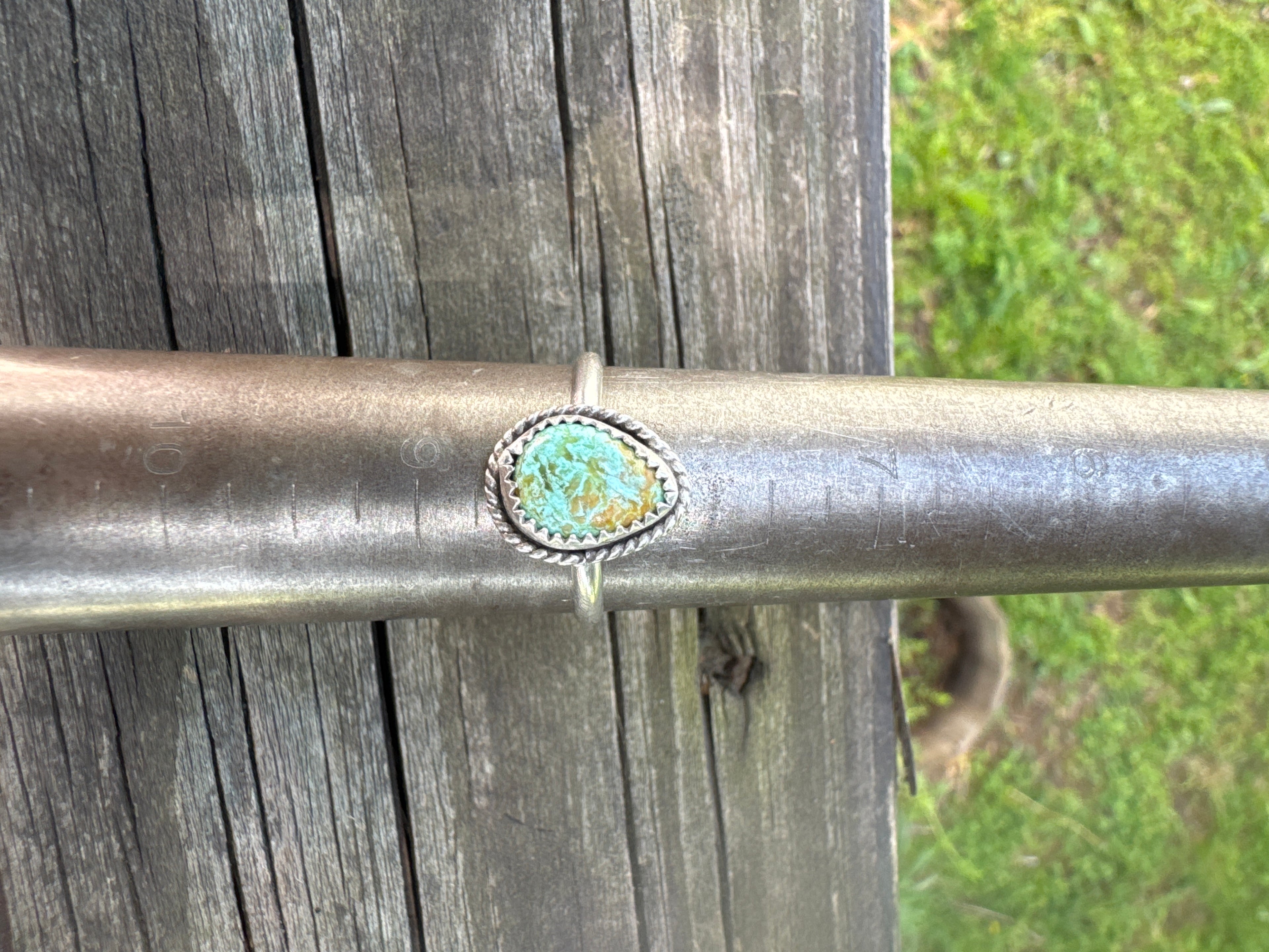 Pilot Mountain turquoise ring