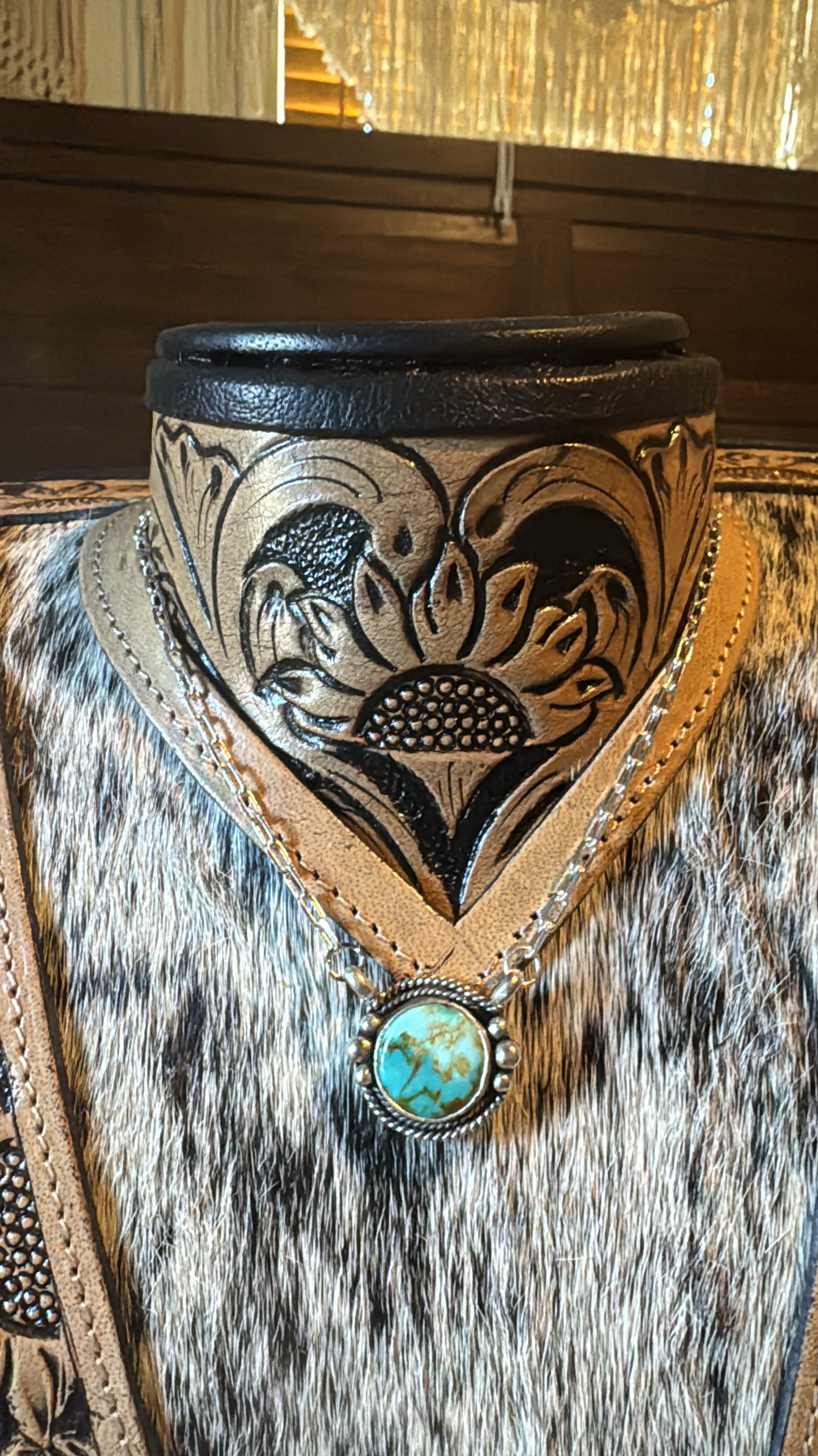 Pilot Mountain turquoise necklace
