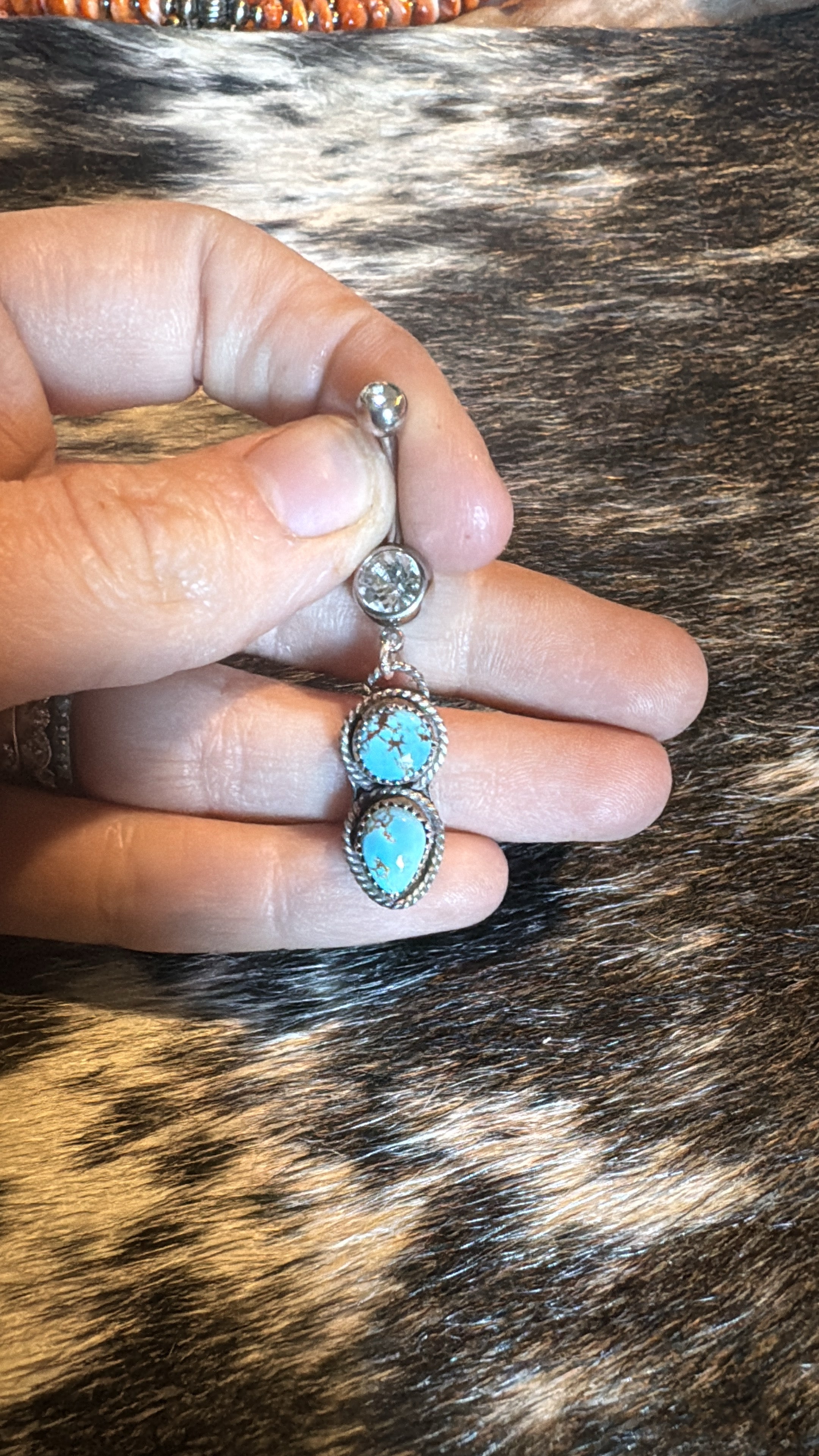 Golden Hills belly ring