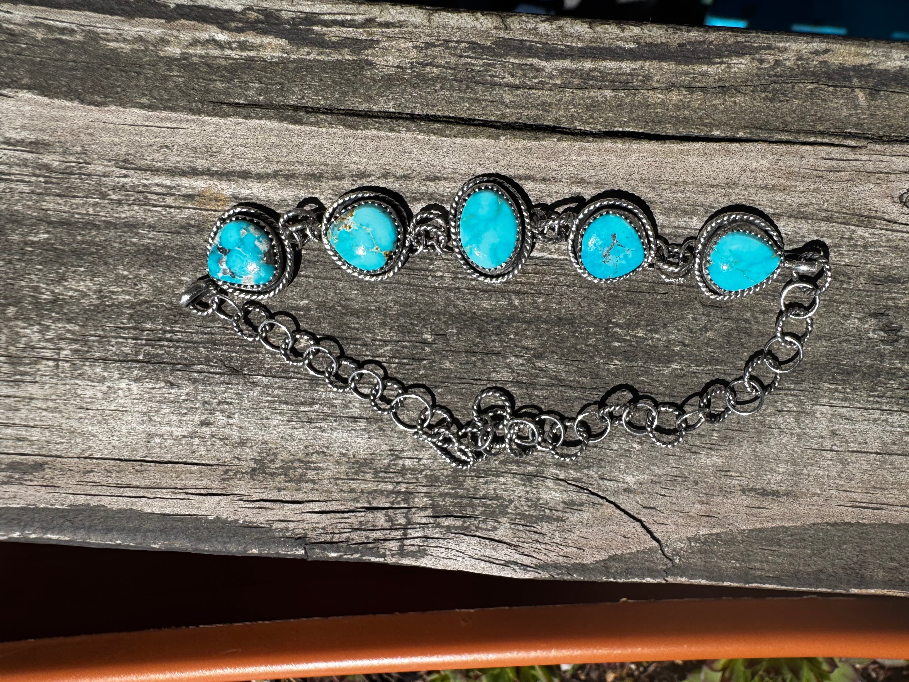 Bluebird turquoise bracelet