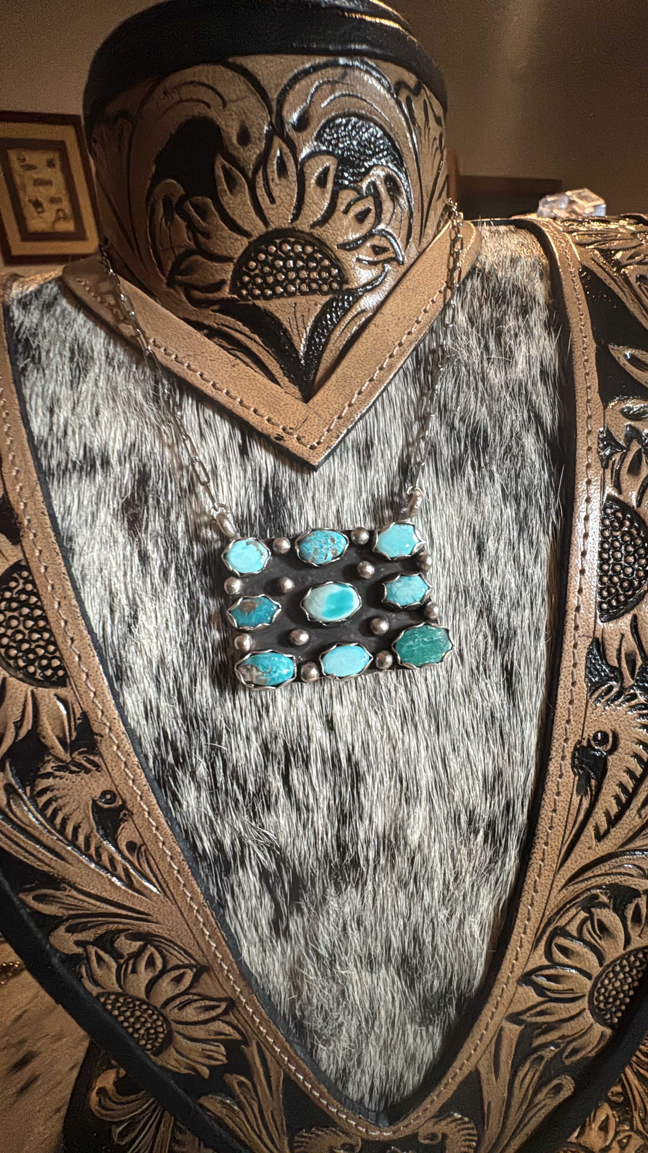 White water cluster necklace