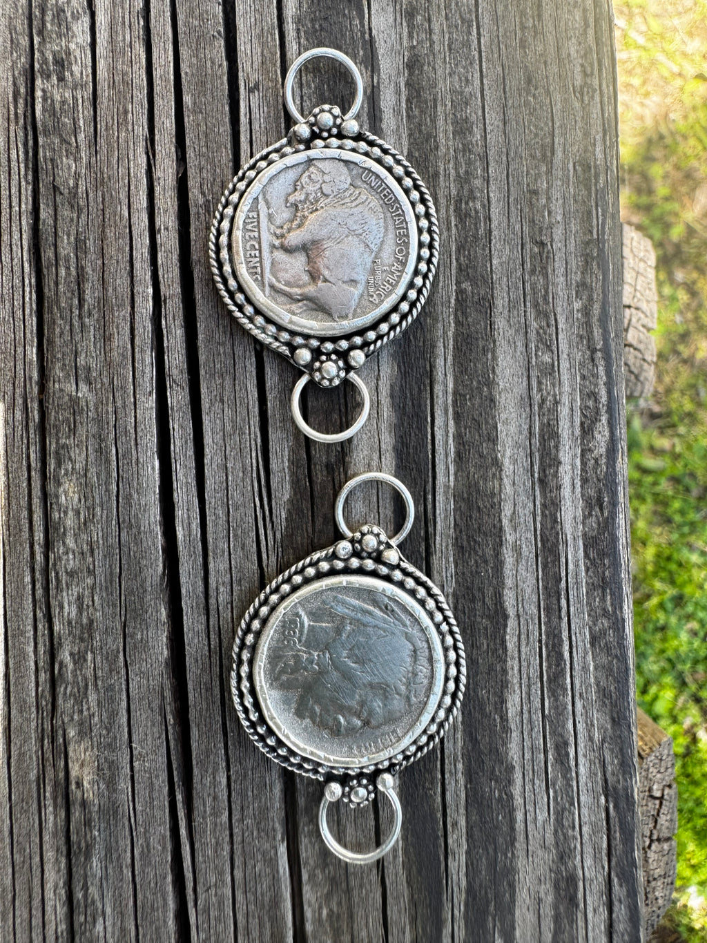 Buffalo nickel Twilly slides