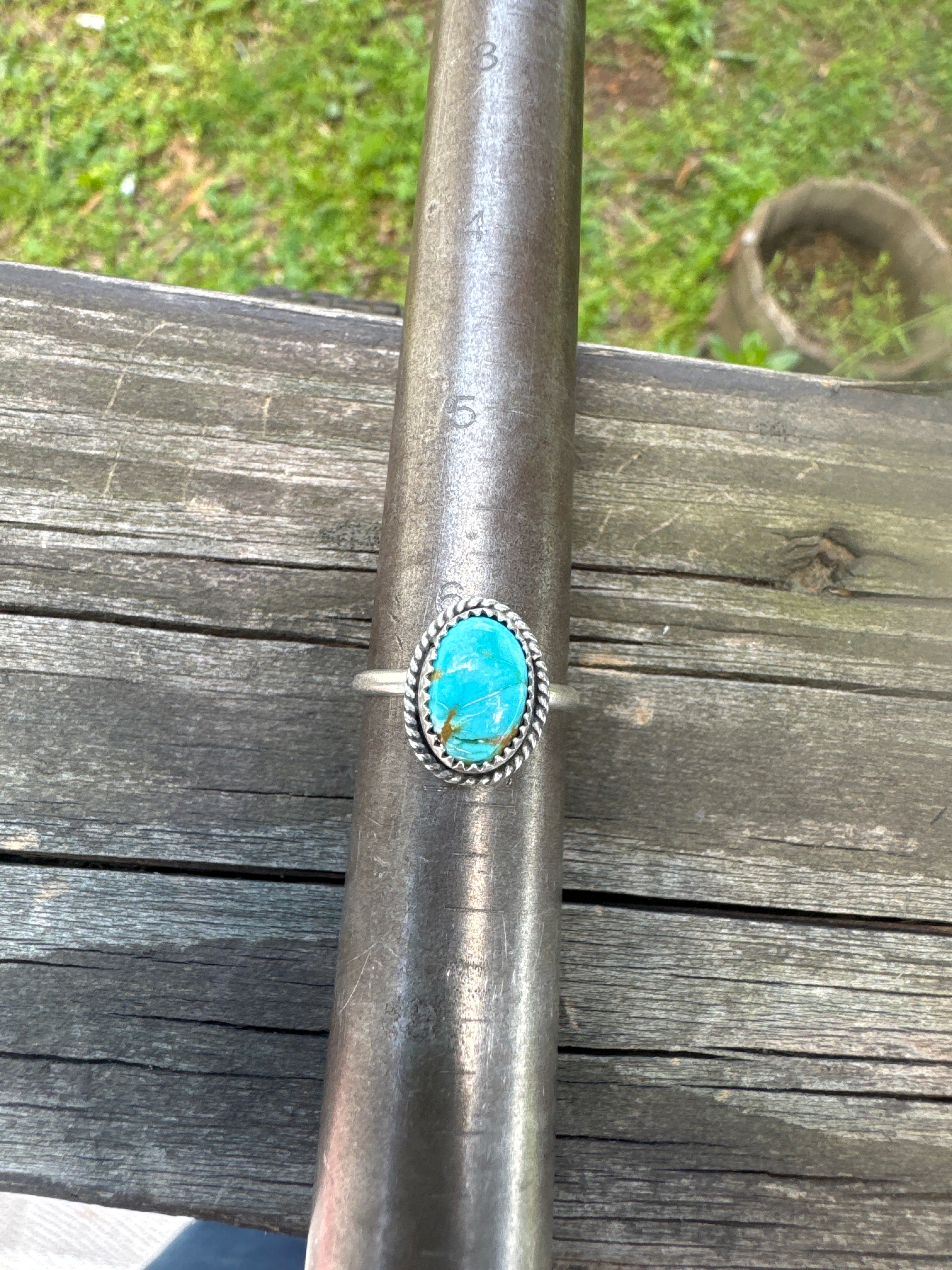 Bluebird turquoise ring