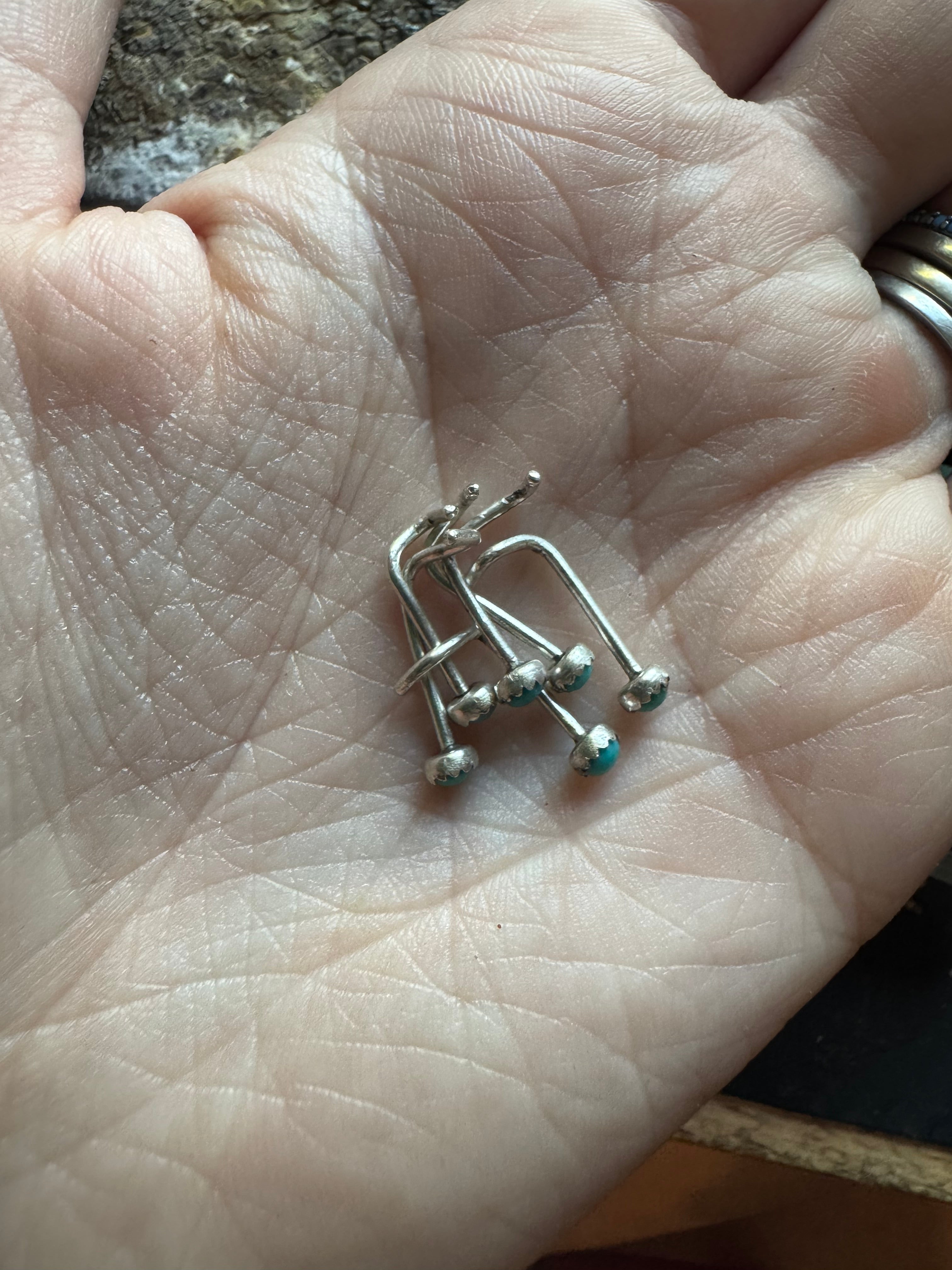 L-bar nose ring