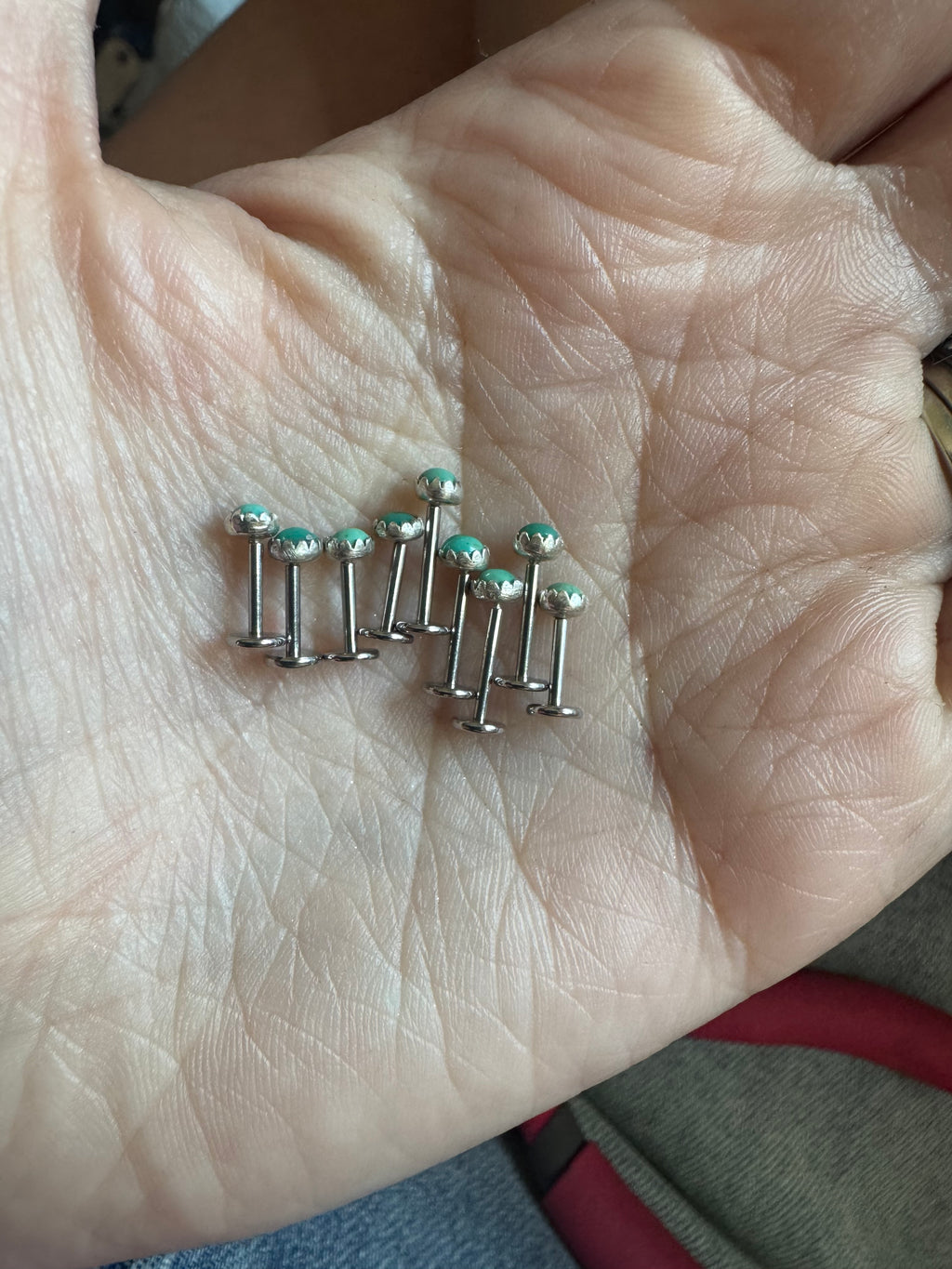 Tragus flatback piercing