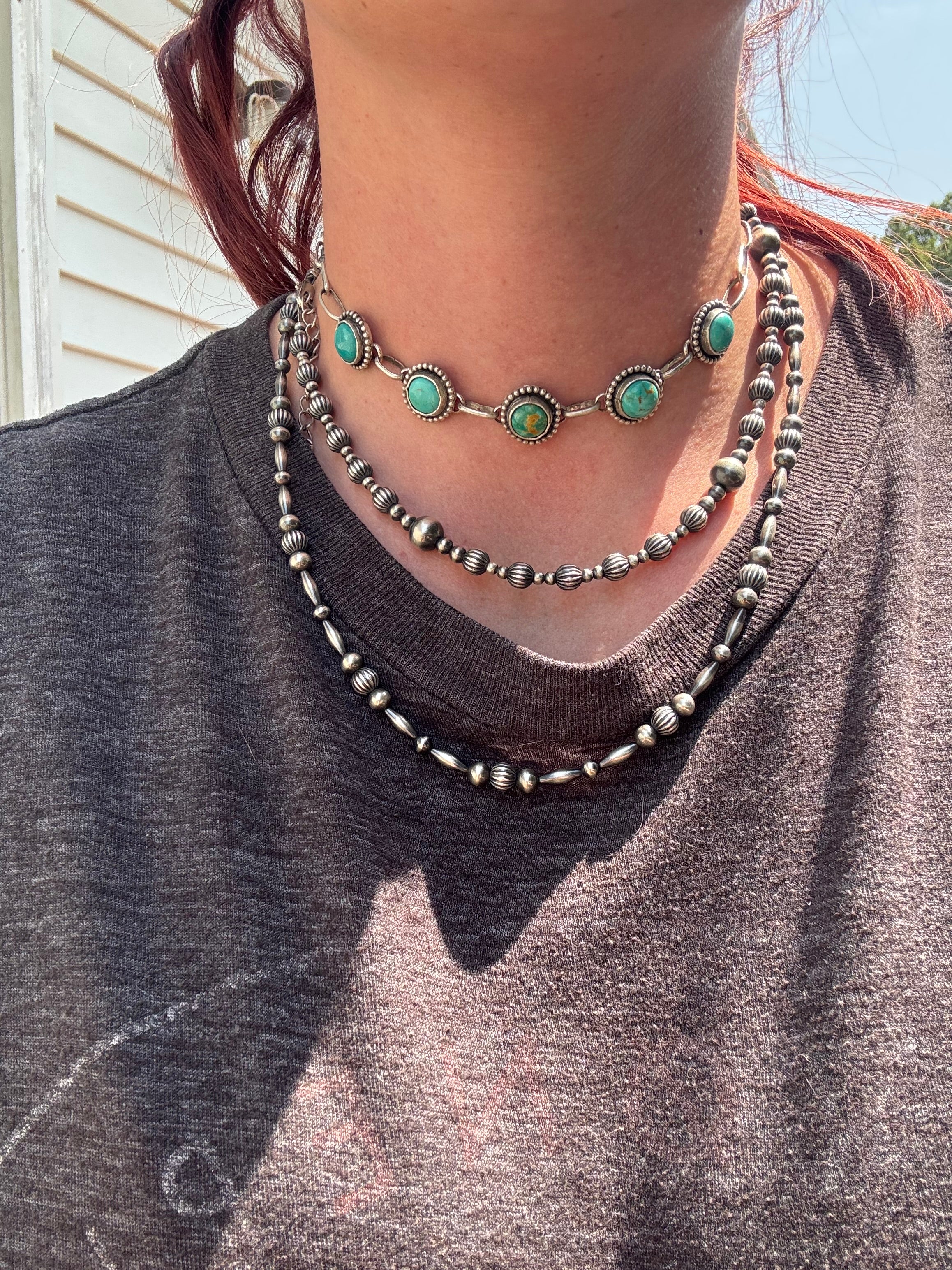 Chilean turquoise choker