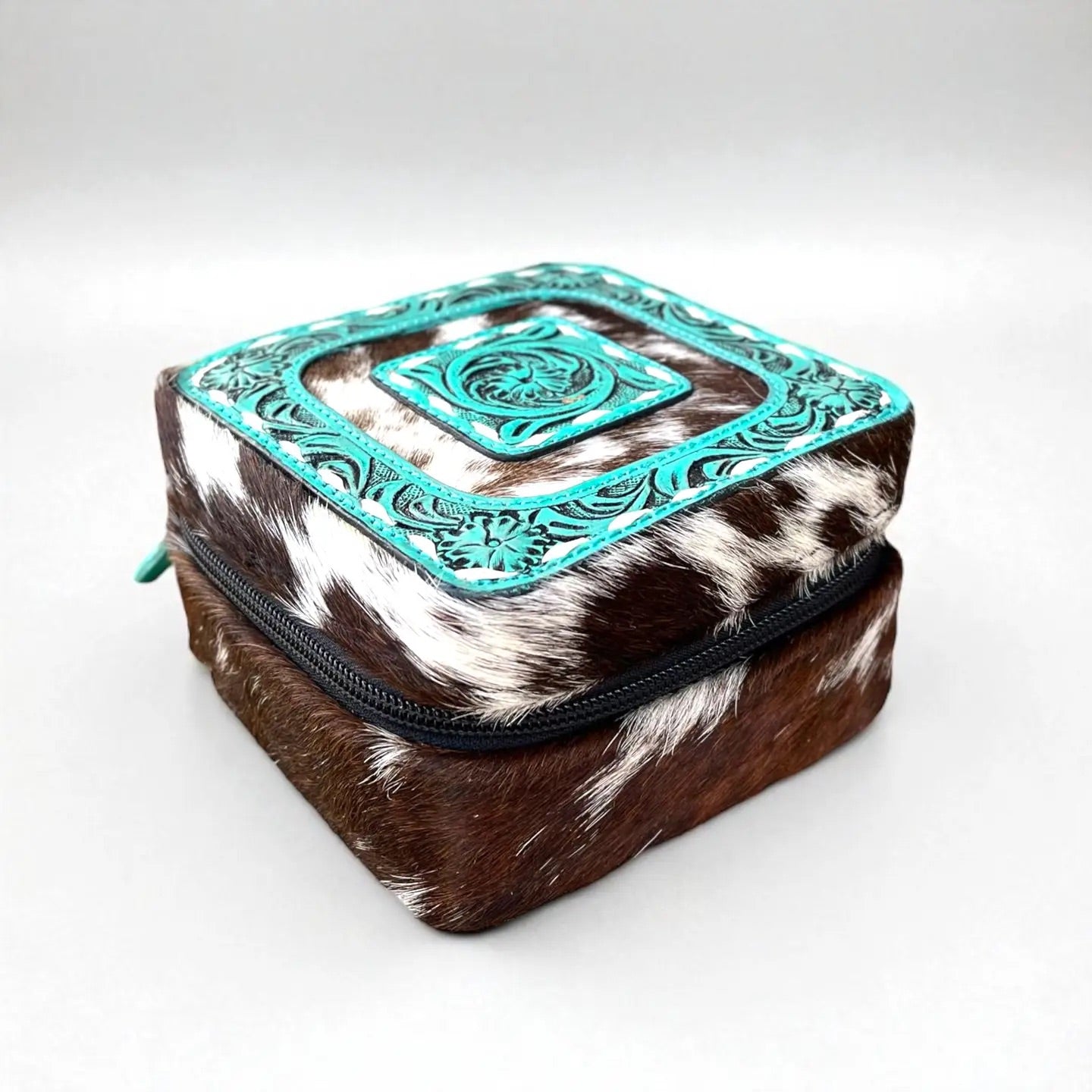 Turquoise cowgirl jewelry box