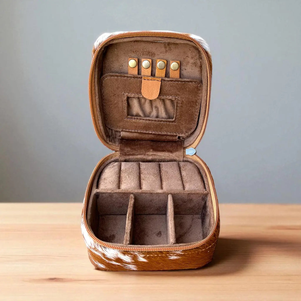 Turquoise cowgirl jewelry box