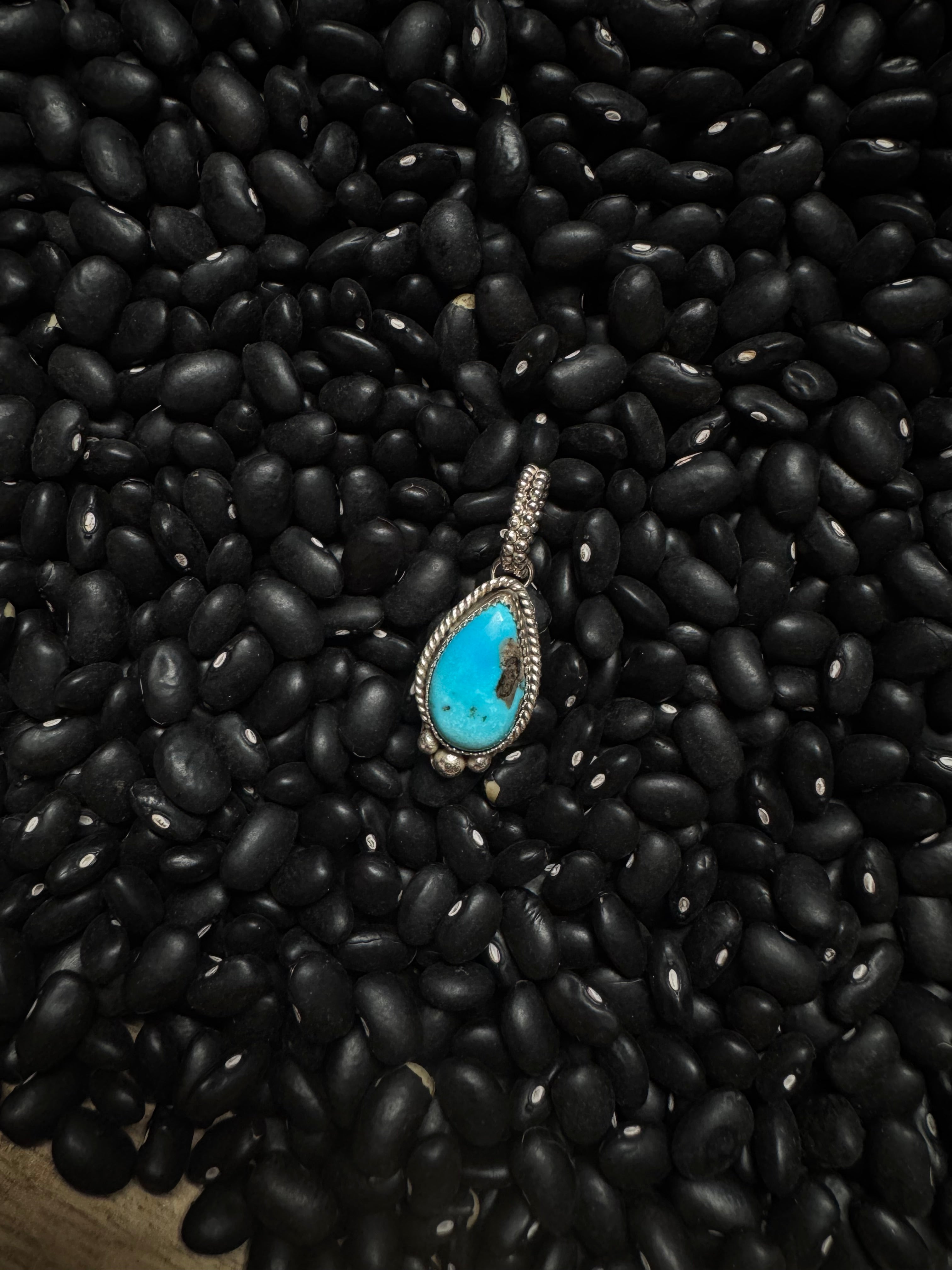 Kingman turquoise pendant