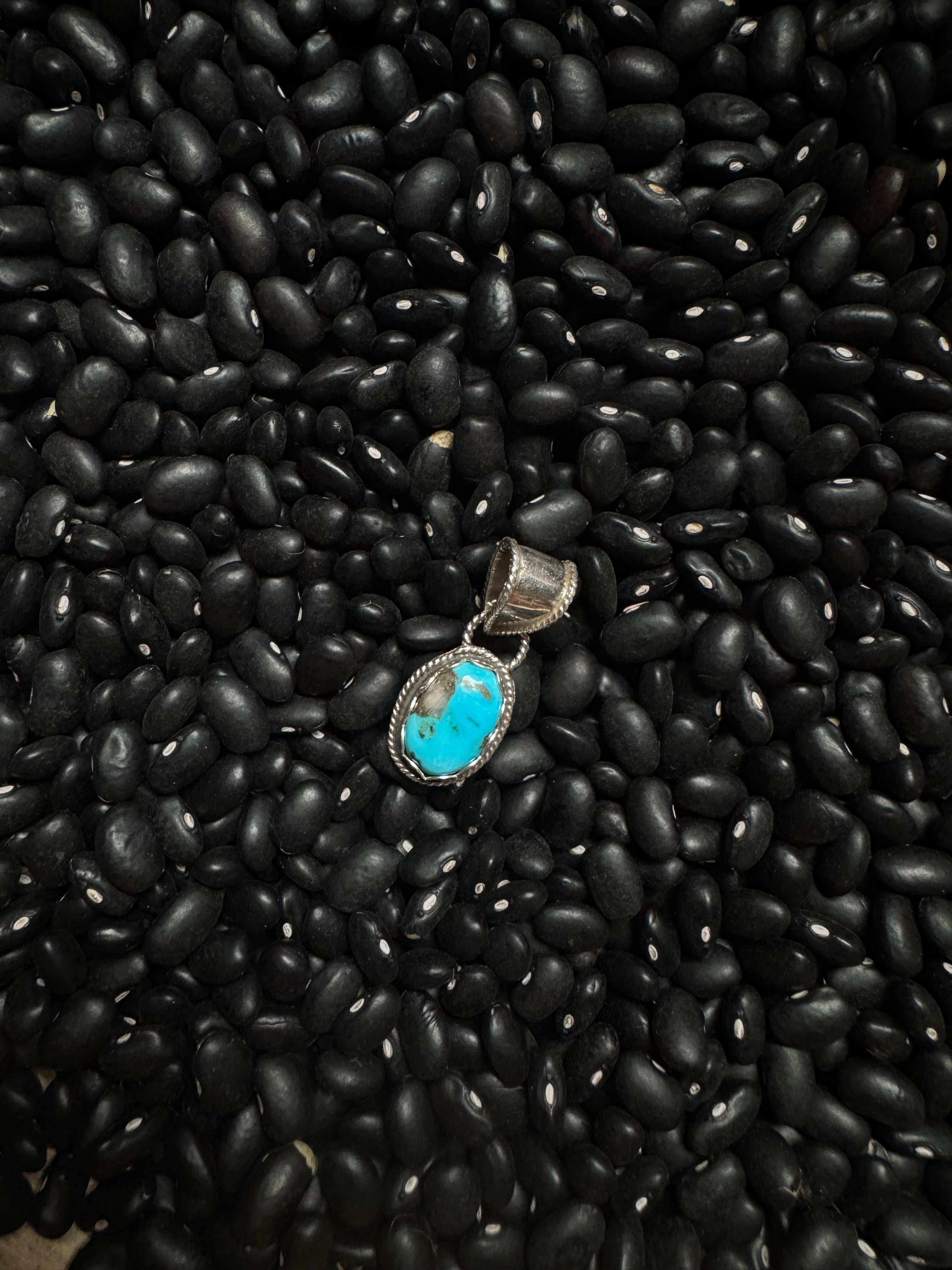 Kingman turquoise pendant
