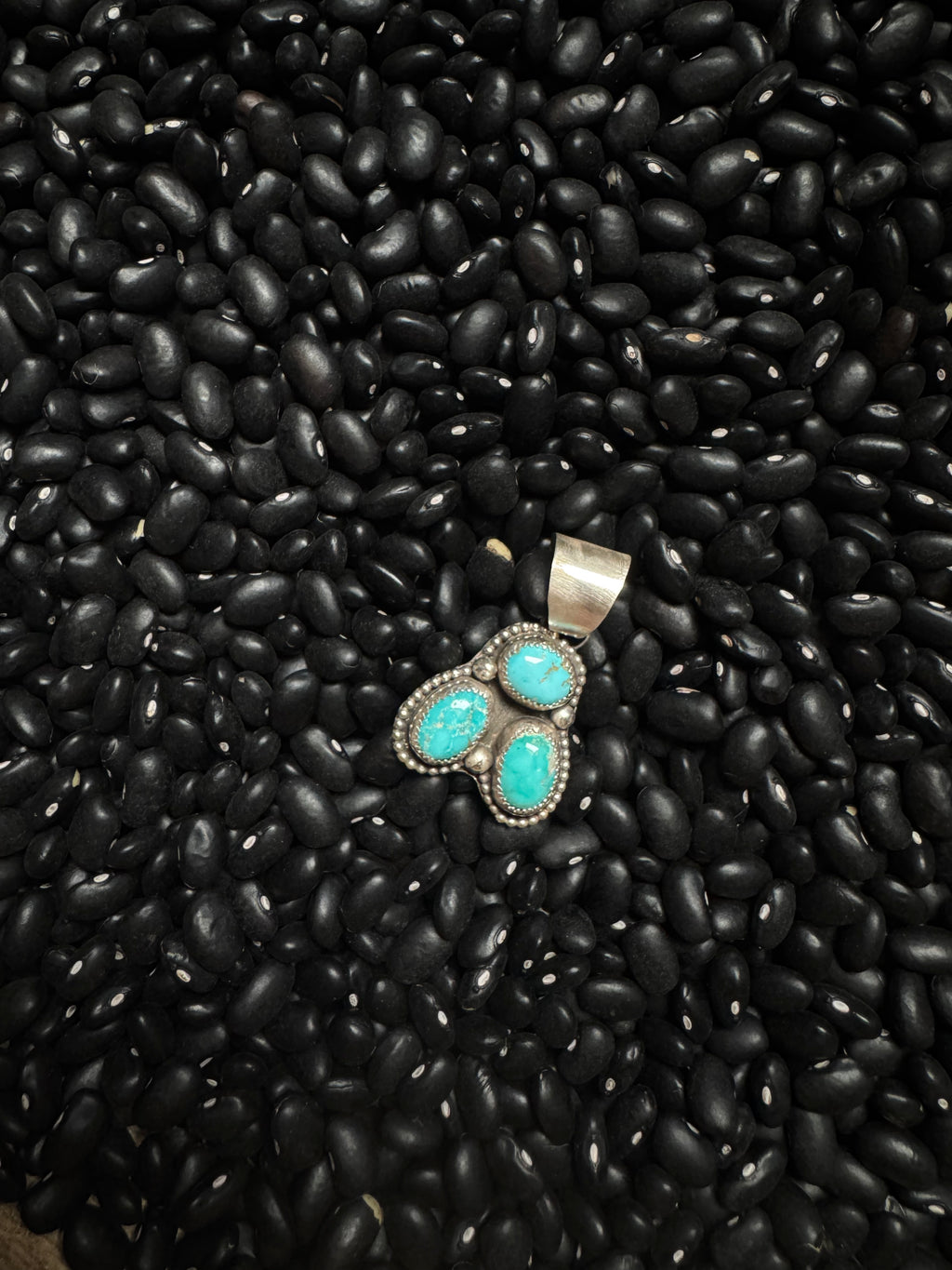 Sierra Bell turquoise Pendant.