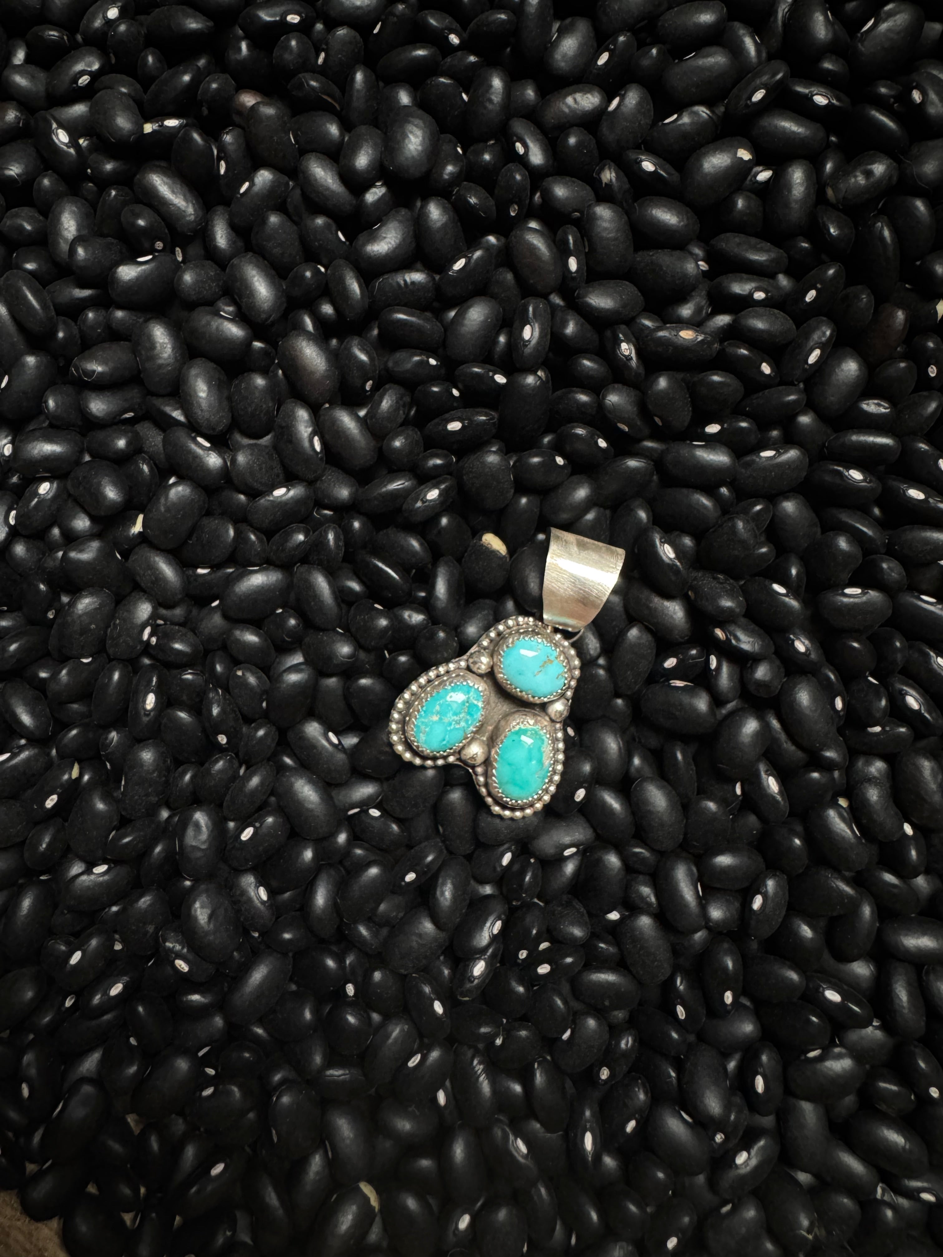 Sierra Bell turquoise Pendant.