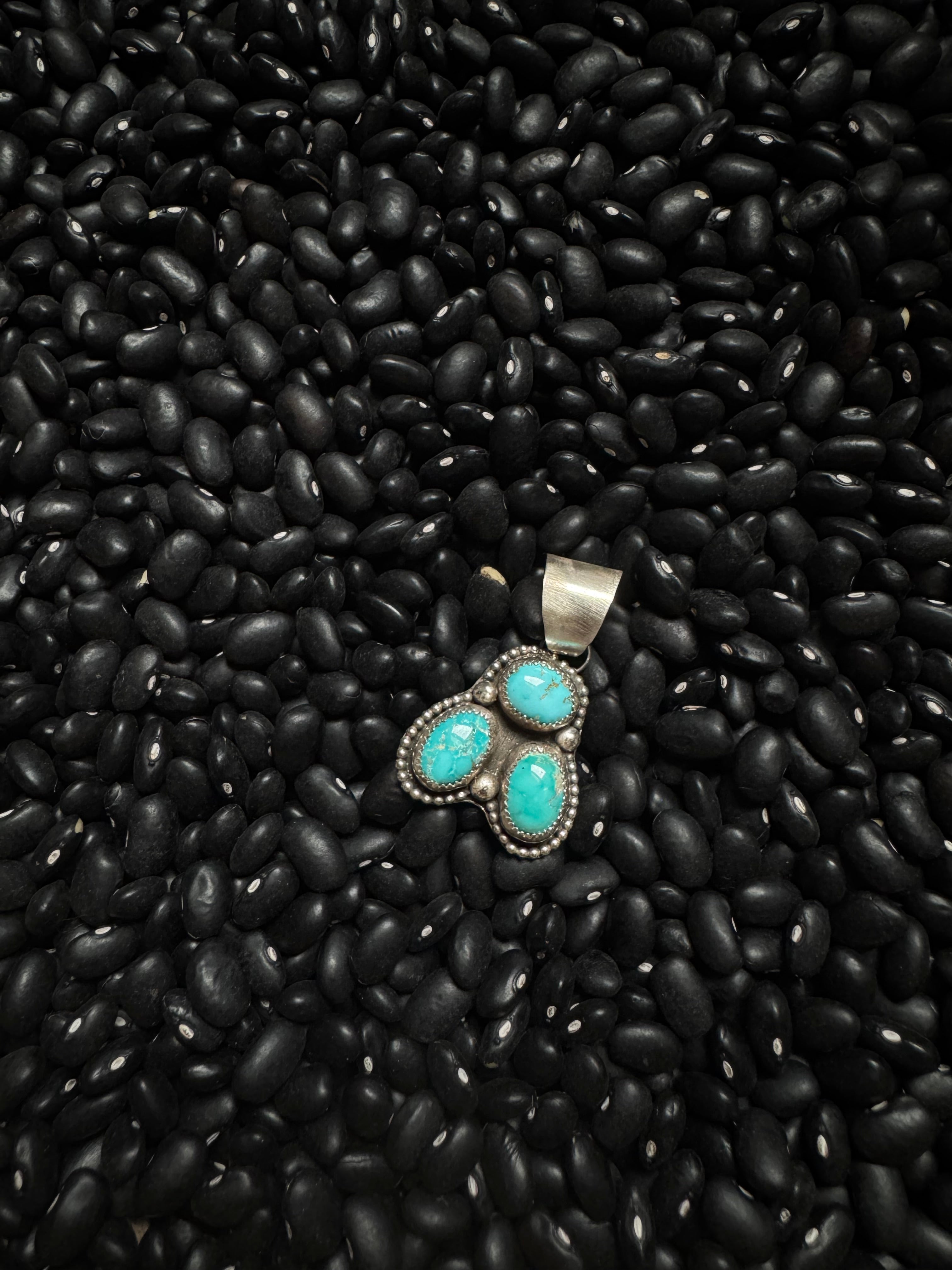 Sierra Bell turquoise Pendant.