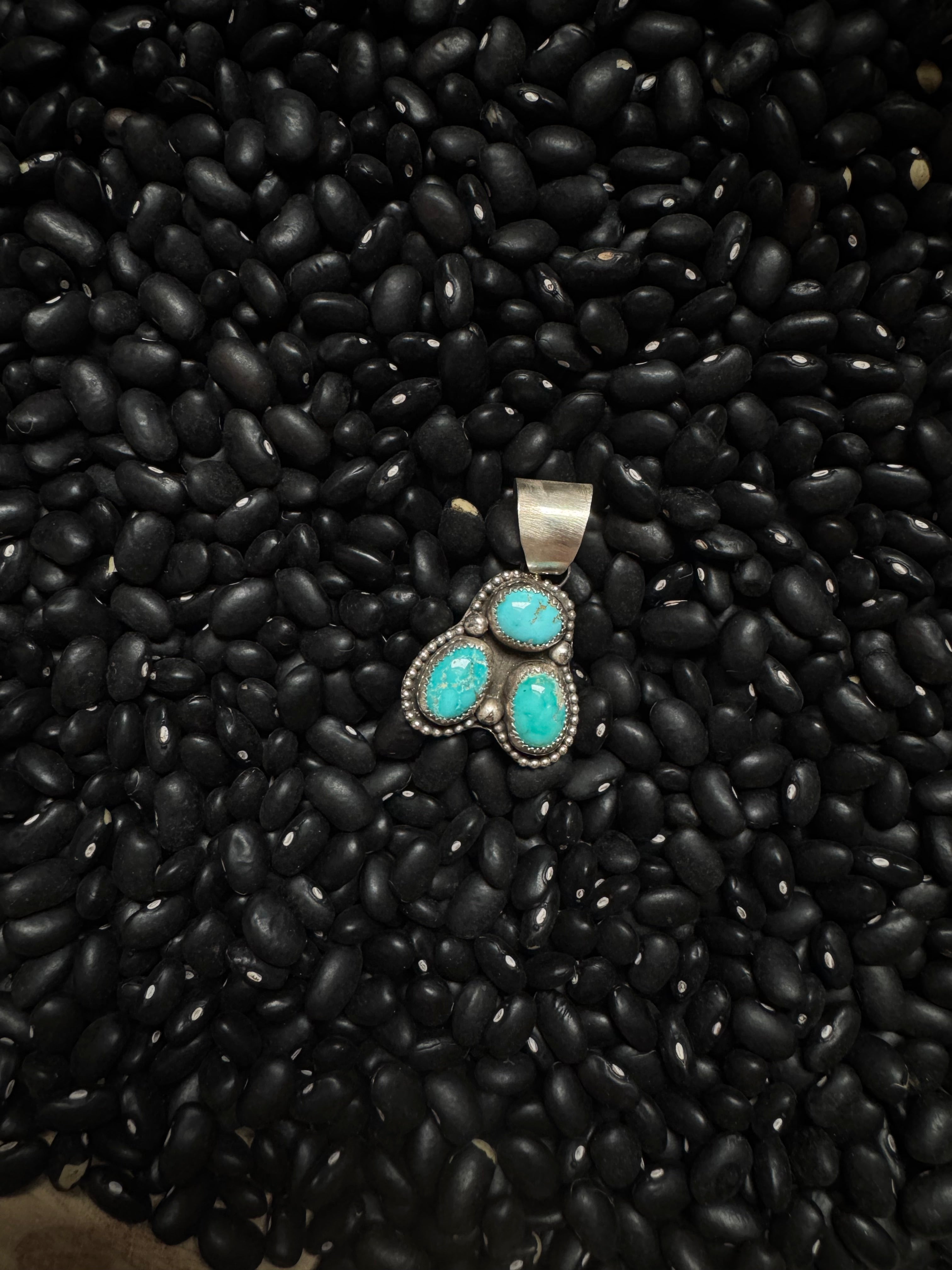 Sierra Bell turquoise Pendant.