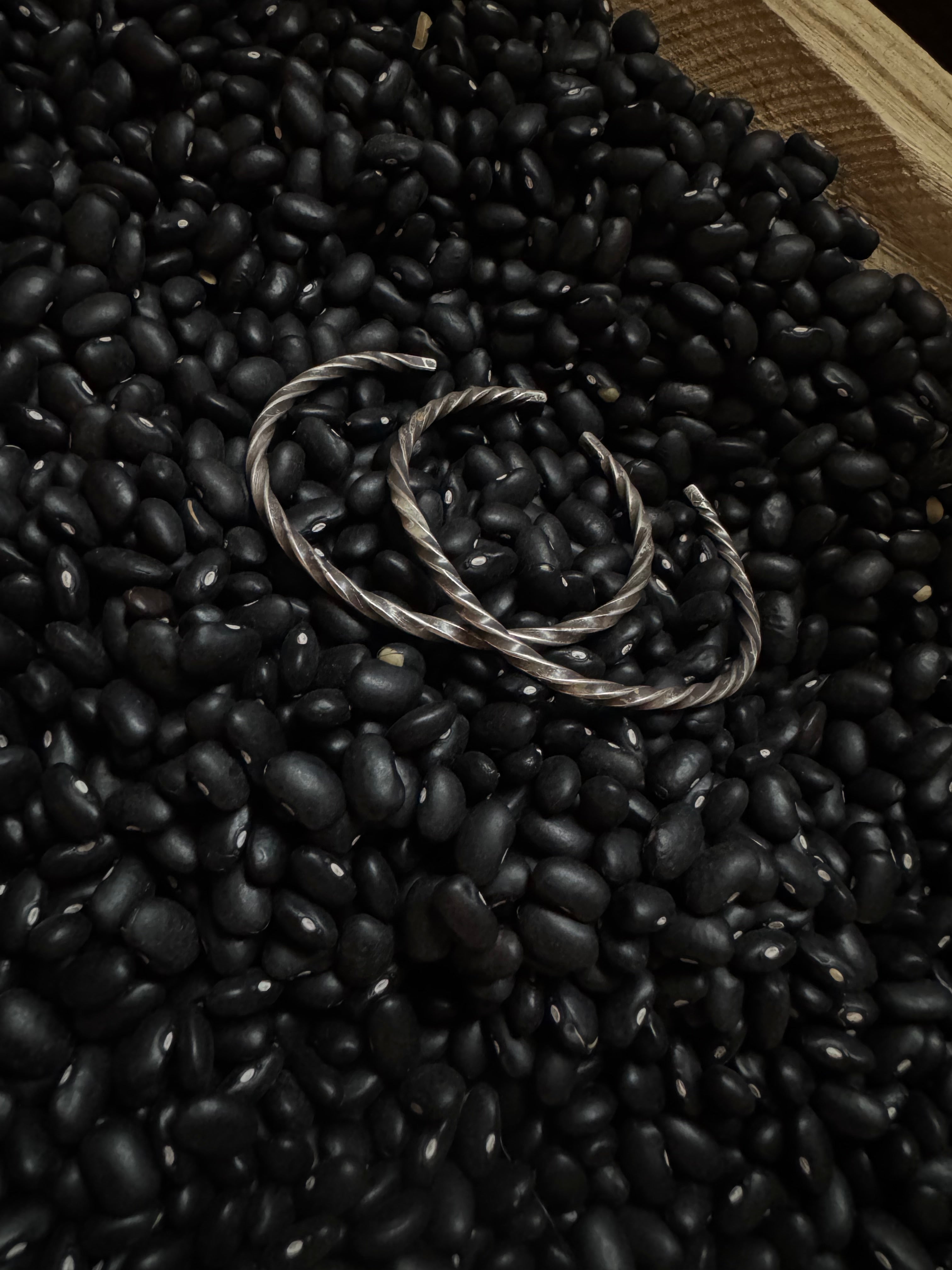 Twisted rope cuff bracelets
