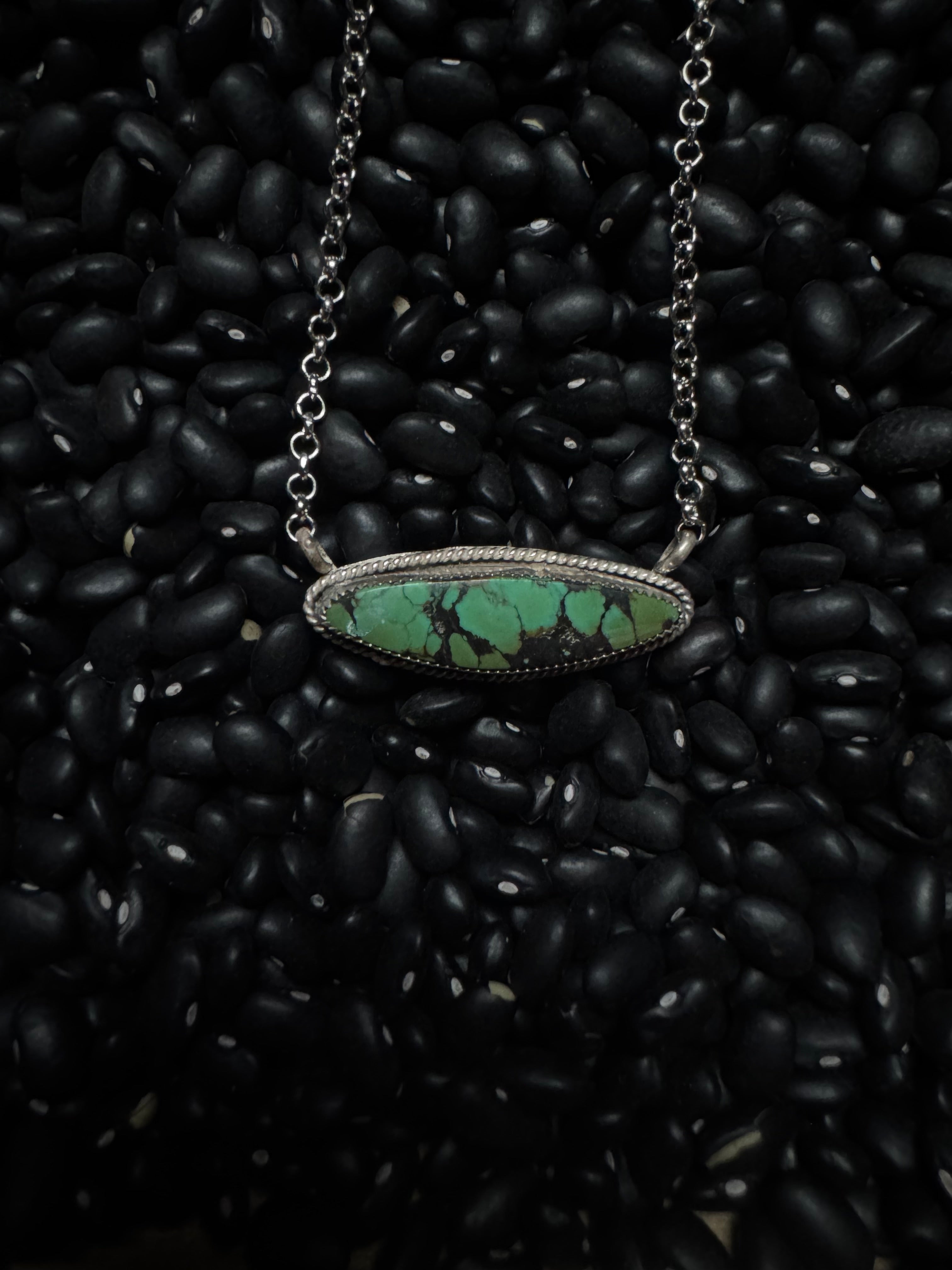 Green turquoise Bahr necklace