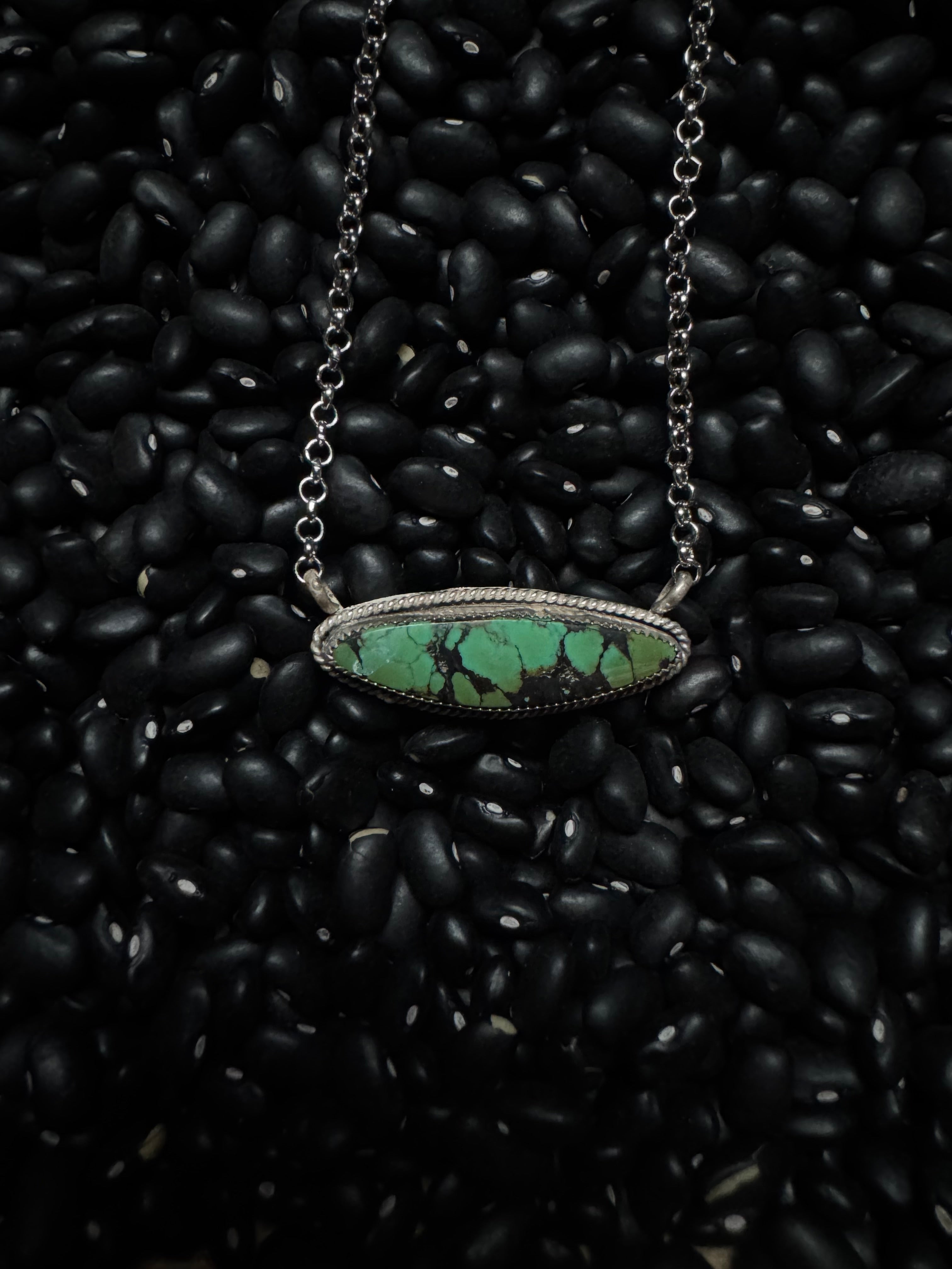 Green turquoise Bahr necklace