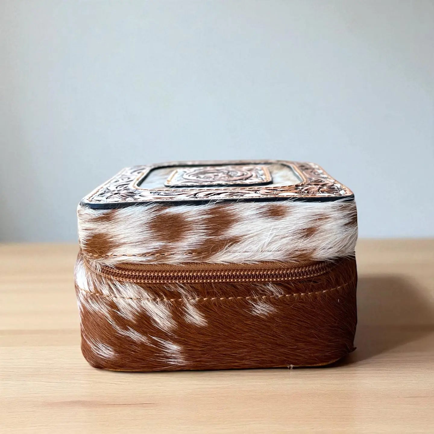 Tan cowgirl jewelry box