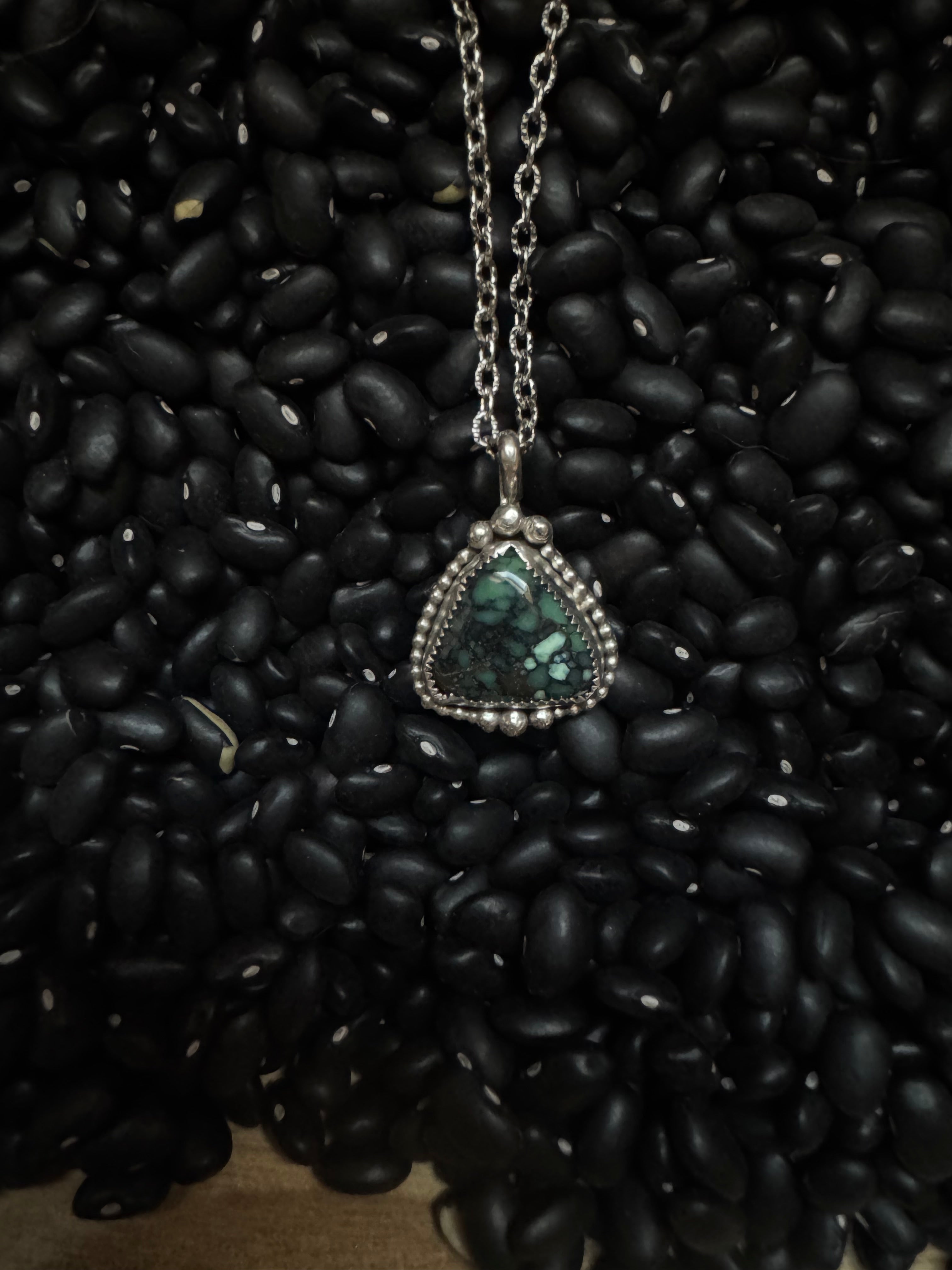 New lander variscite necklace on a 18 inch chain