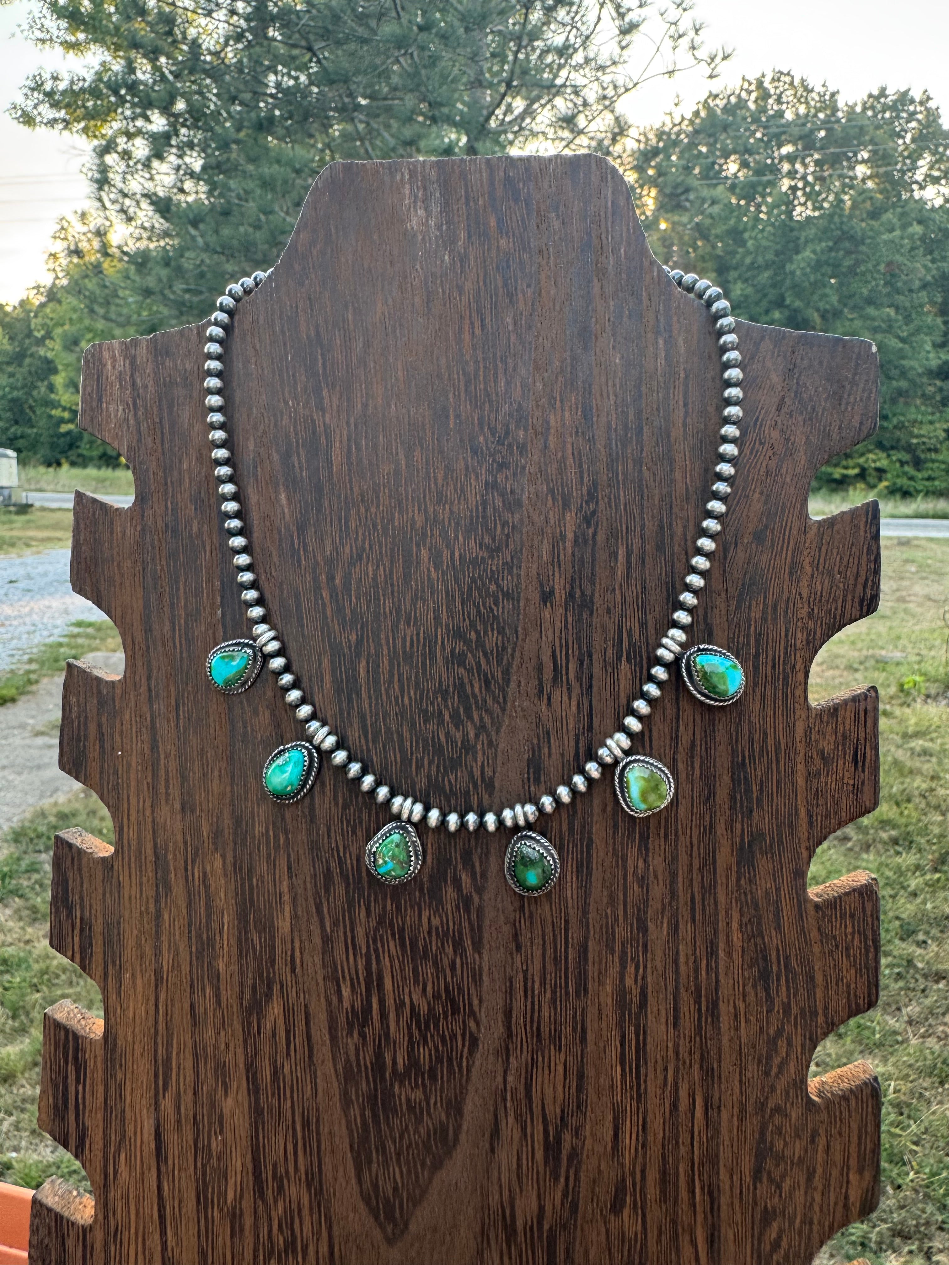Sonoran gold charm necklace