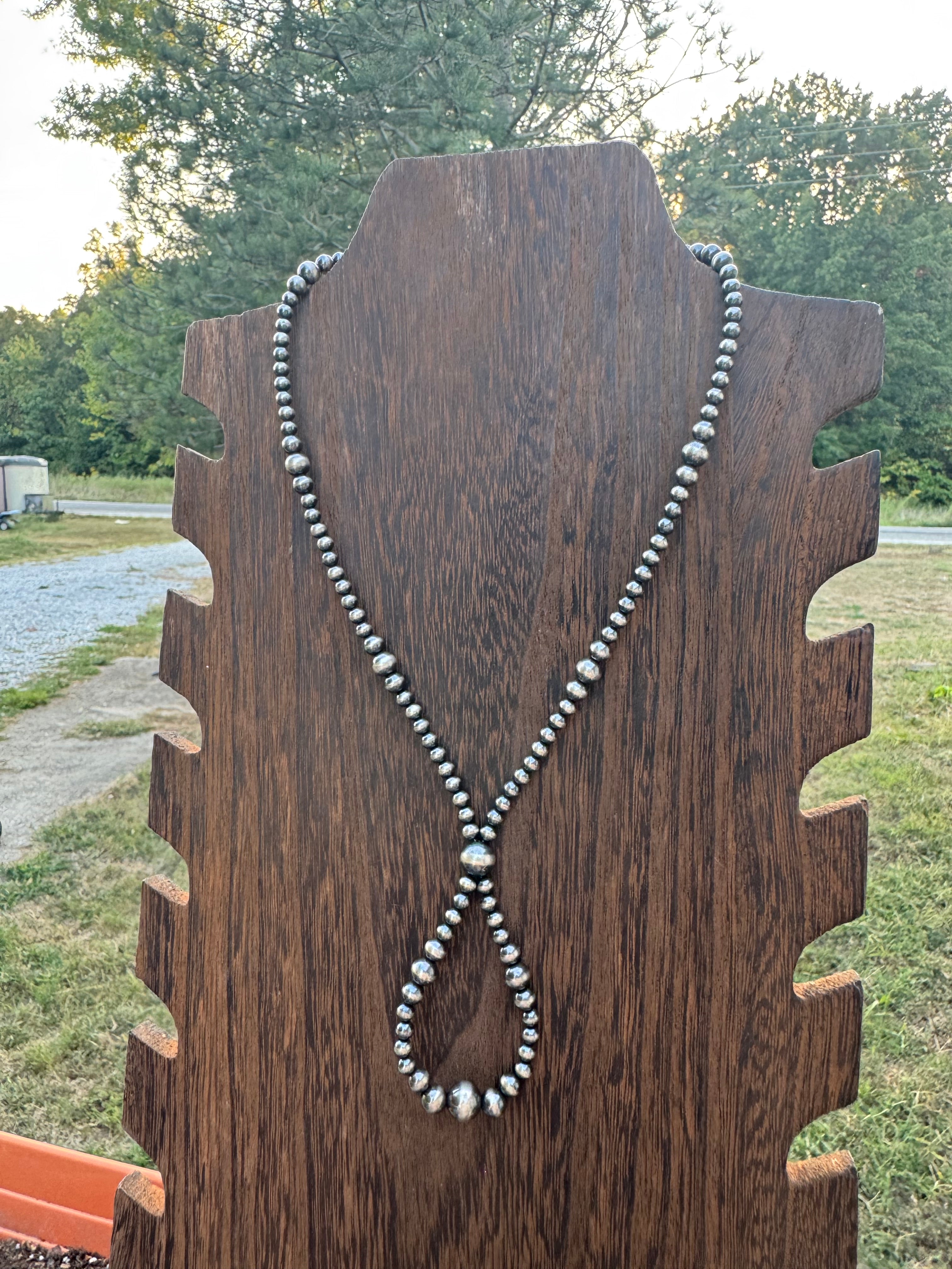 Infinity sterling silver necklace