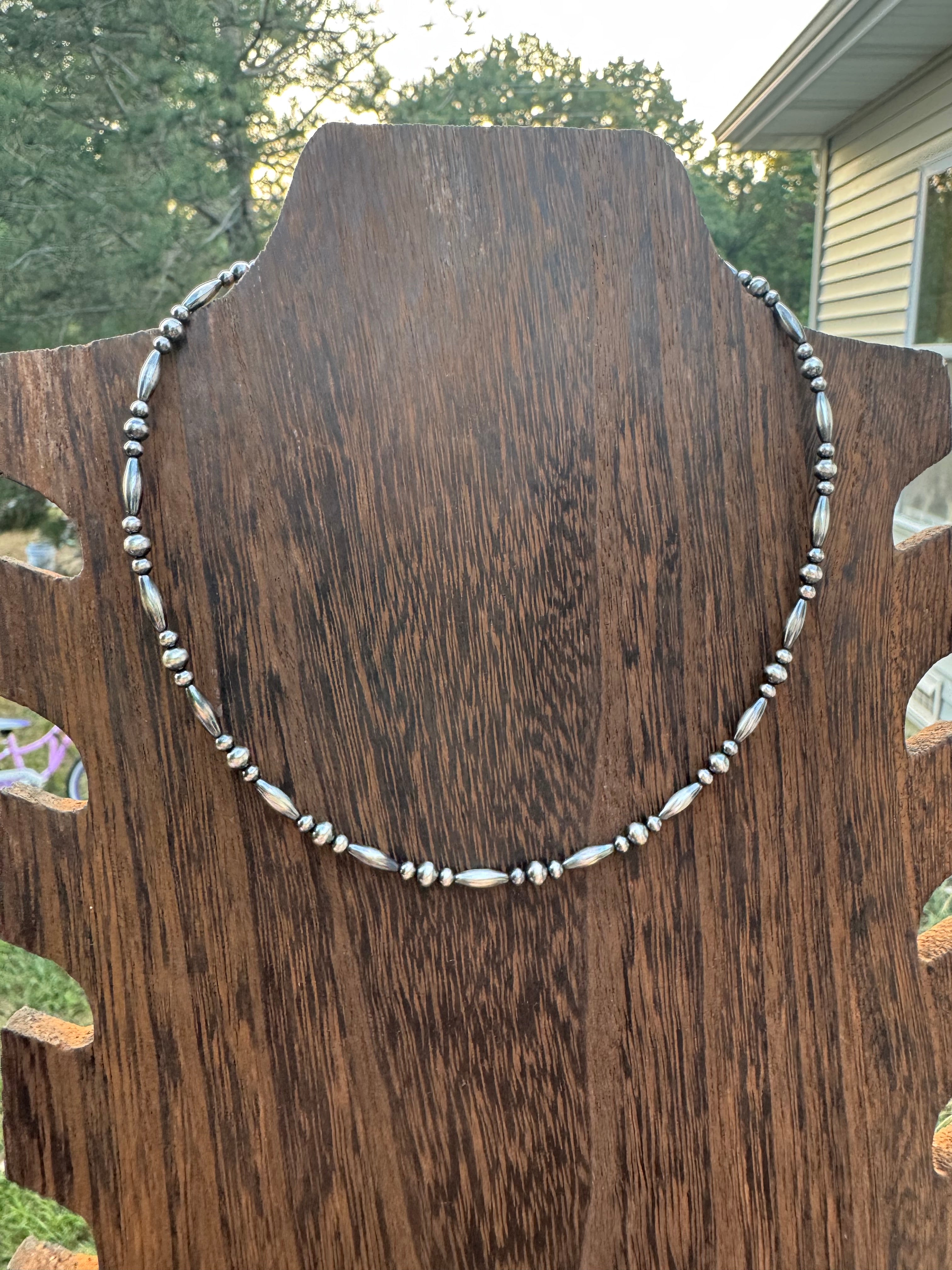 Torpedoes sterling silver necklace