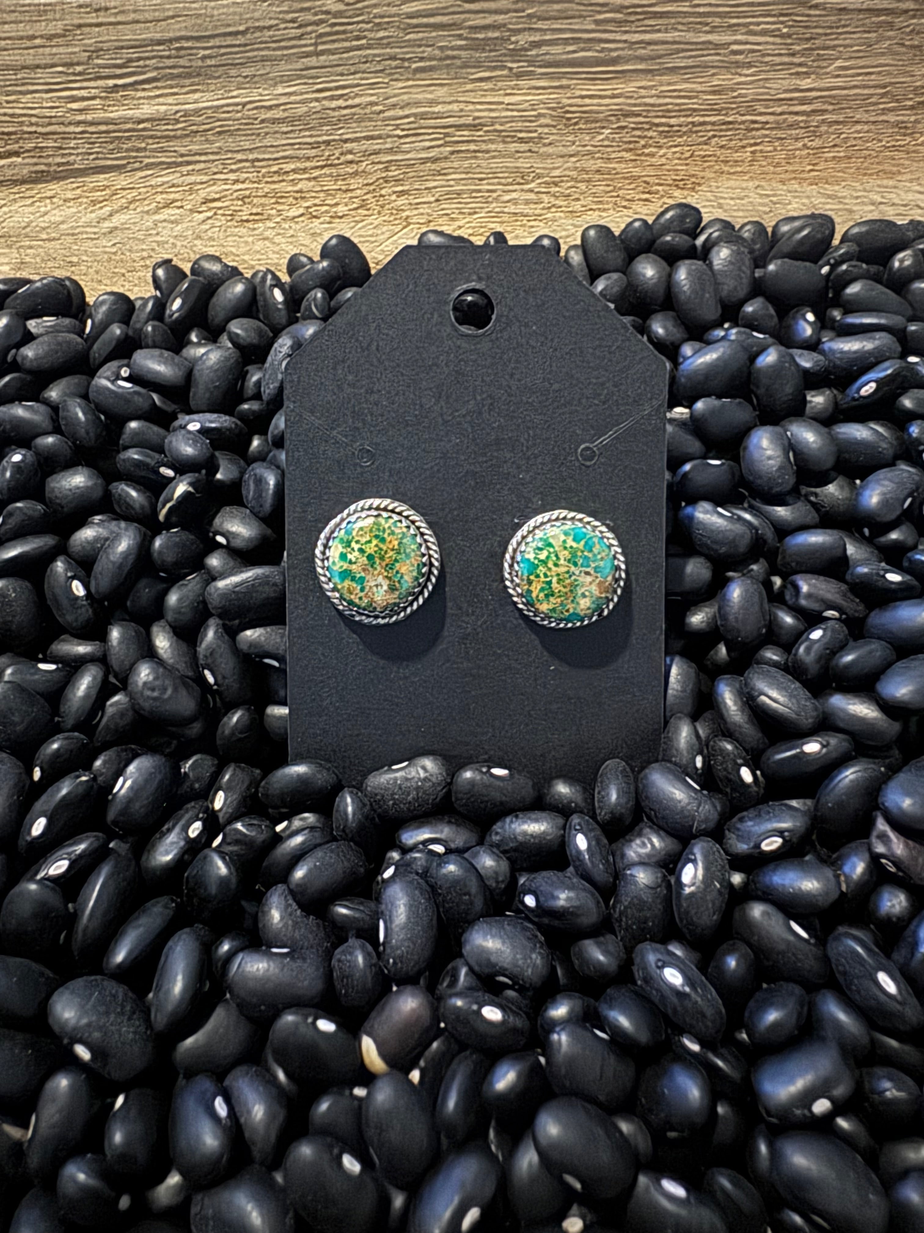 Catalina turquoise stud earrings