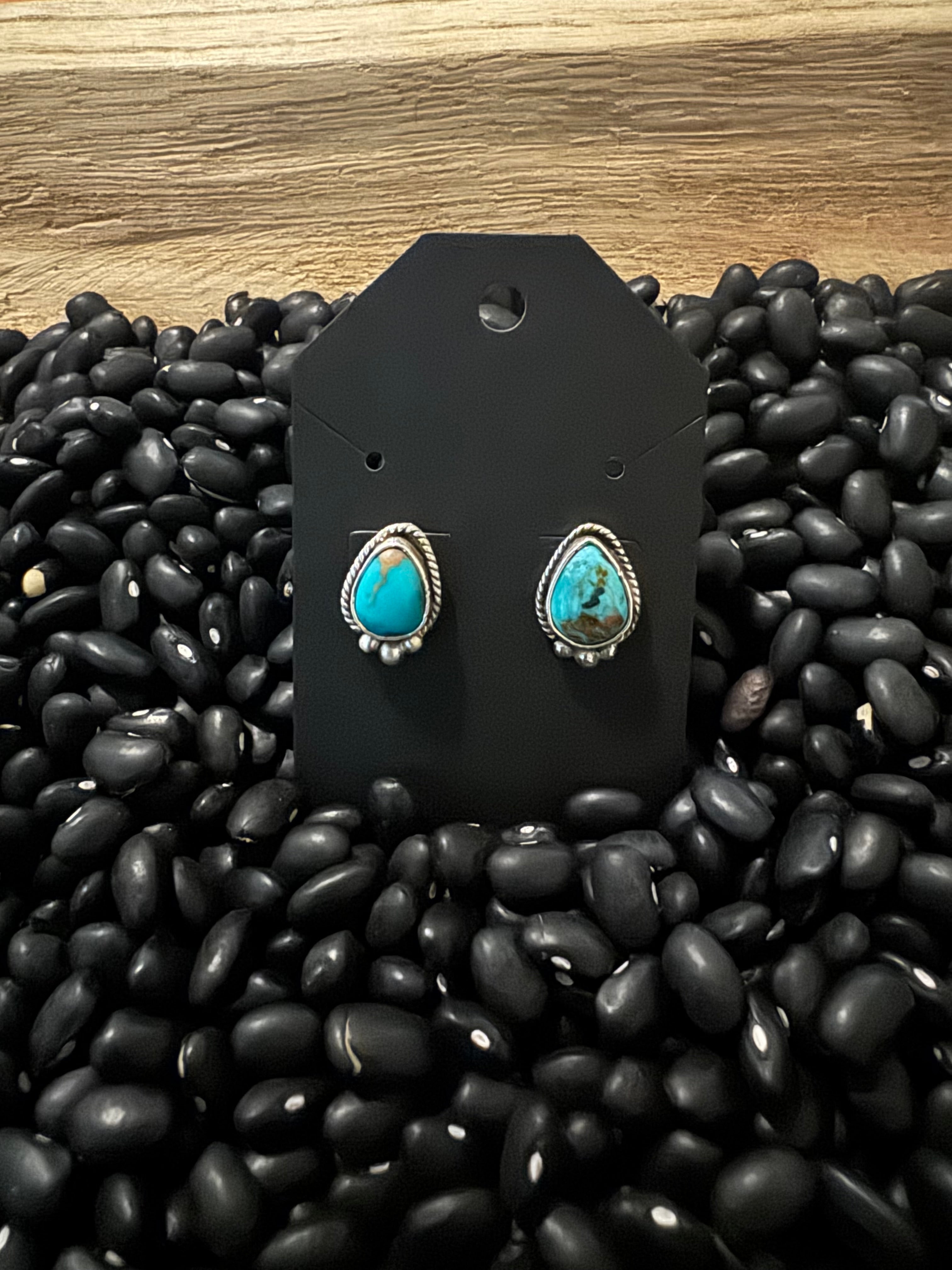 Royston turquoise studs