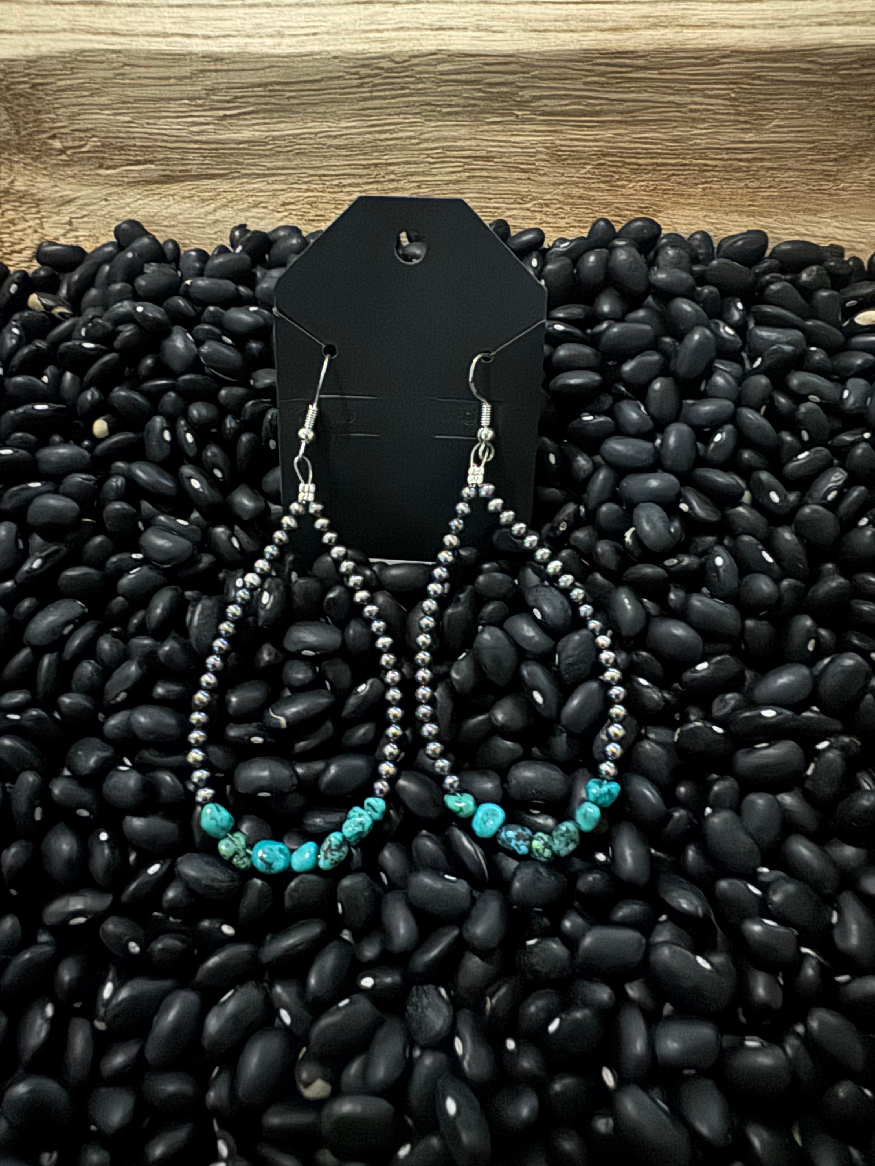 3MM dangle earrings