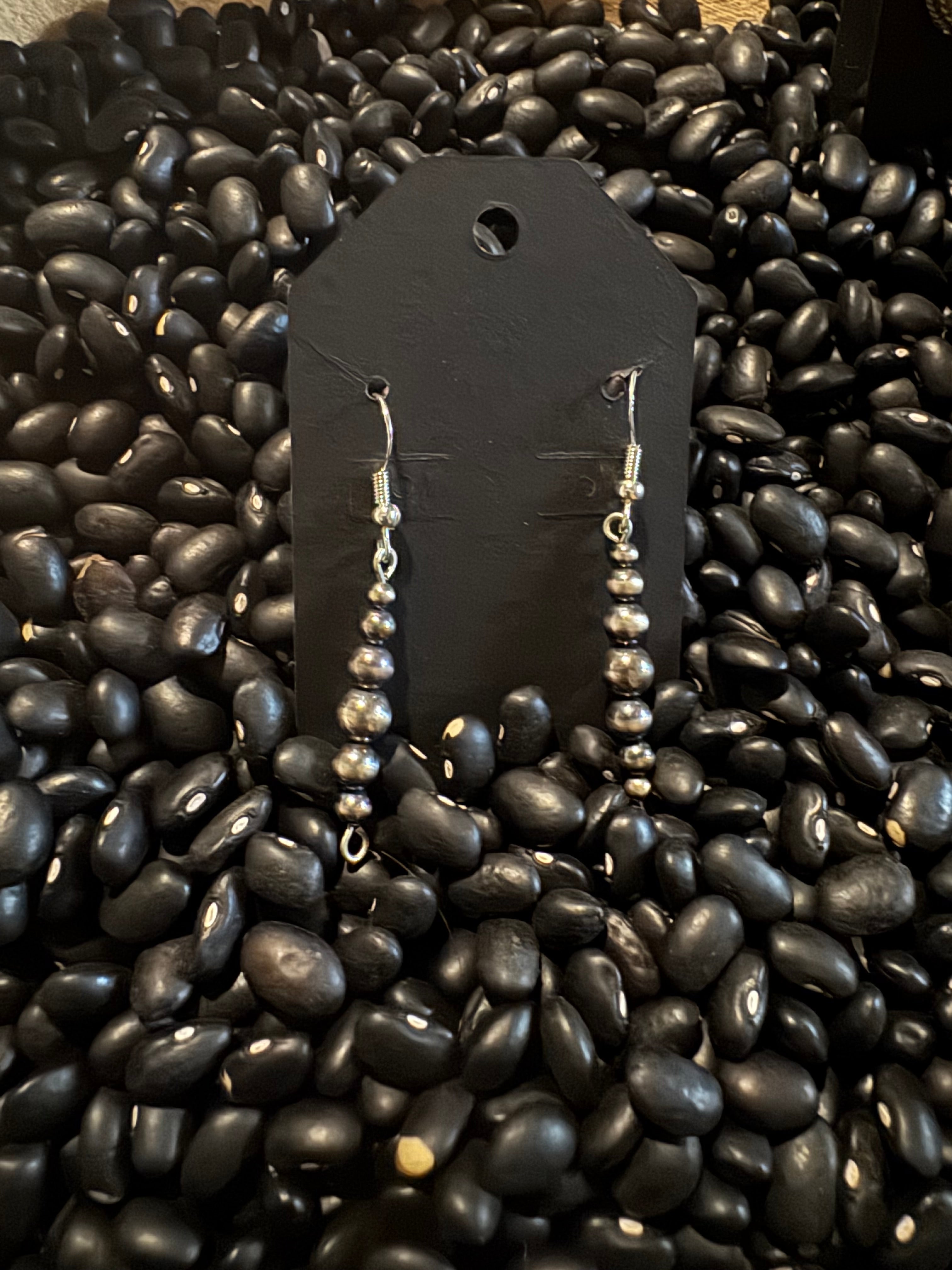 Sterling silver dangle earrings