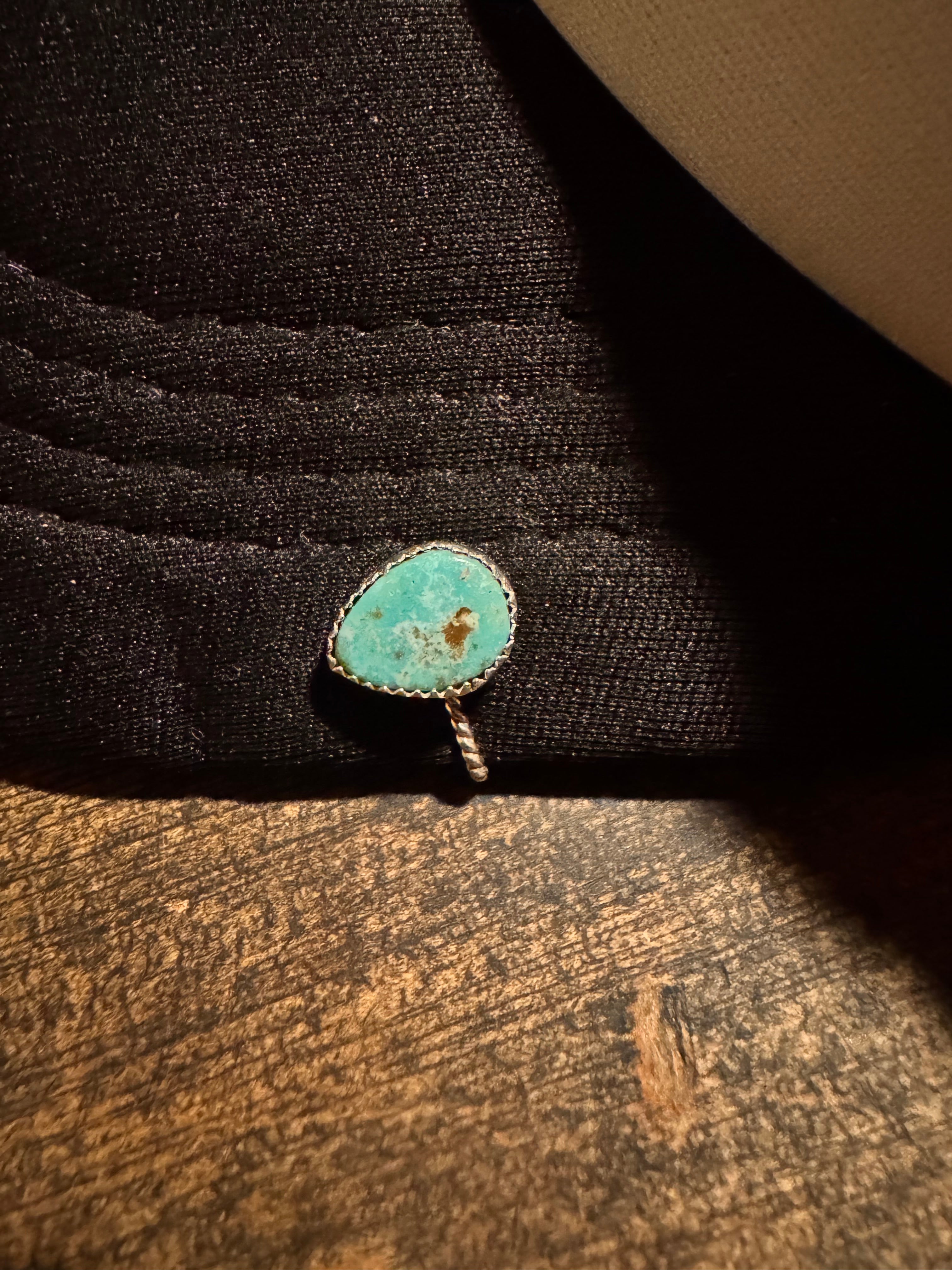 White water, turquoise hat, clips