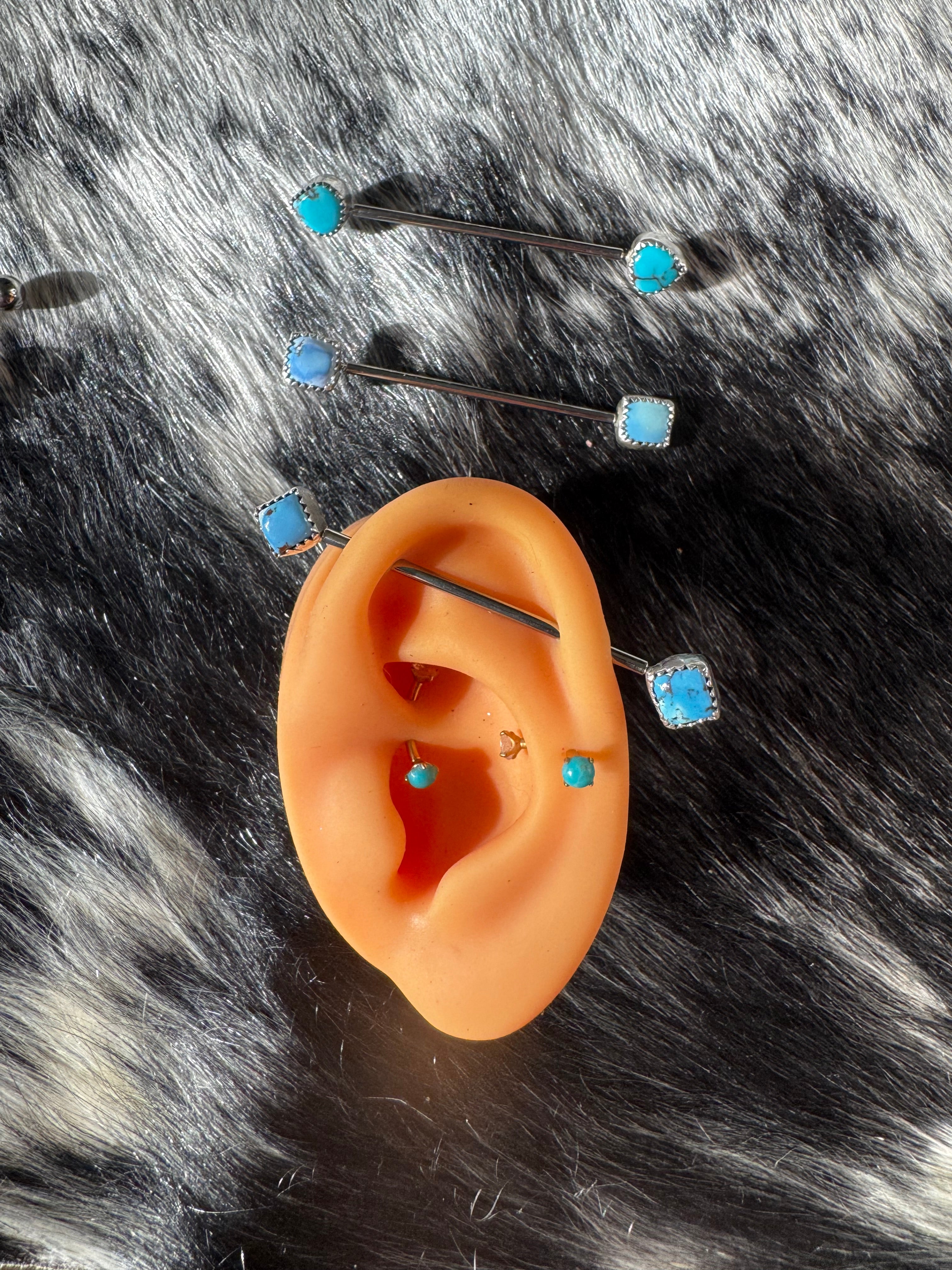 Industrial piercings