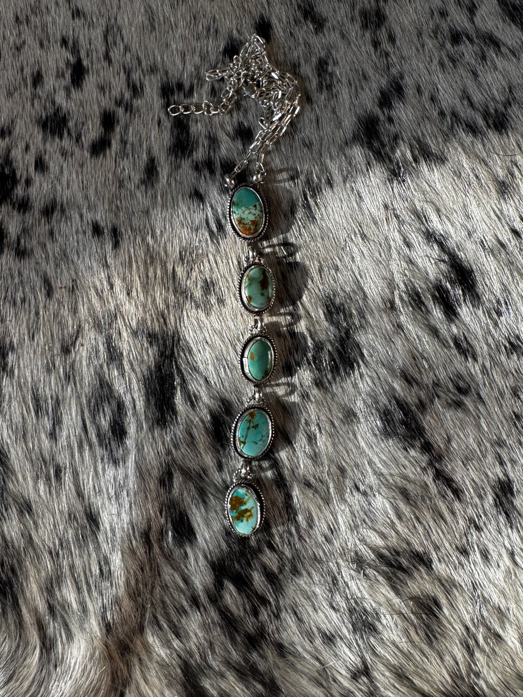 Pilot Mountain turquoise lariat