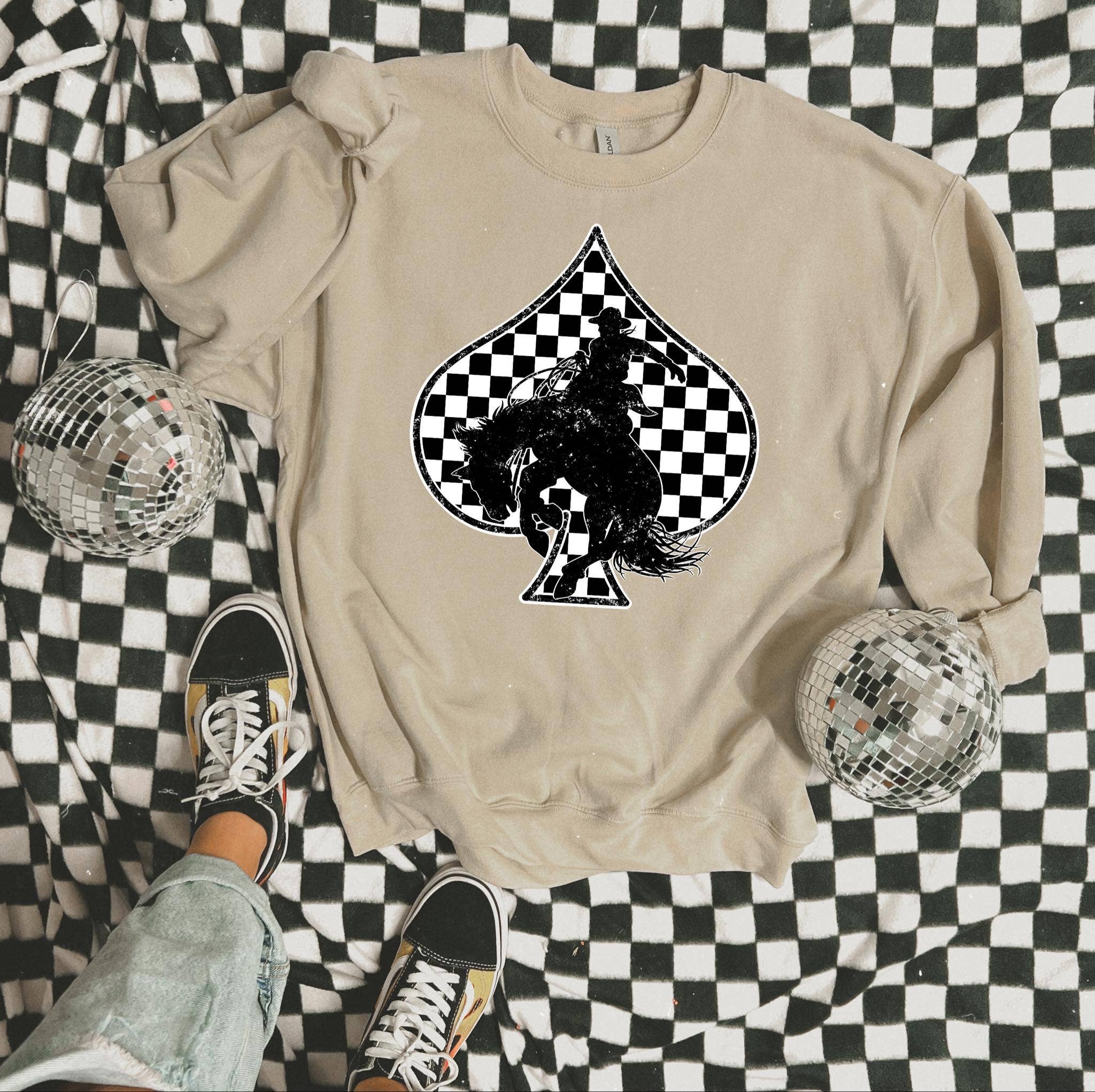 Checkered Bronc spade
