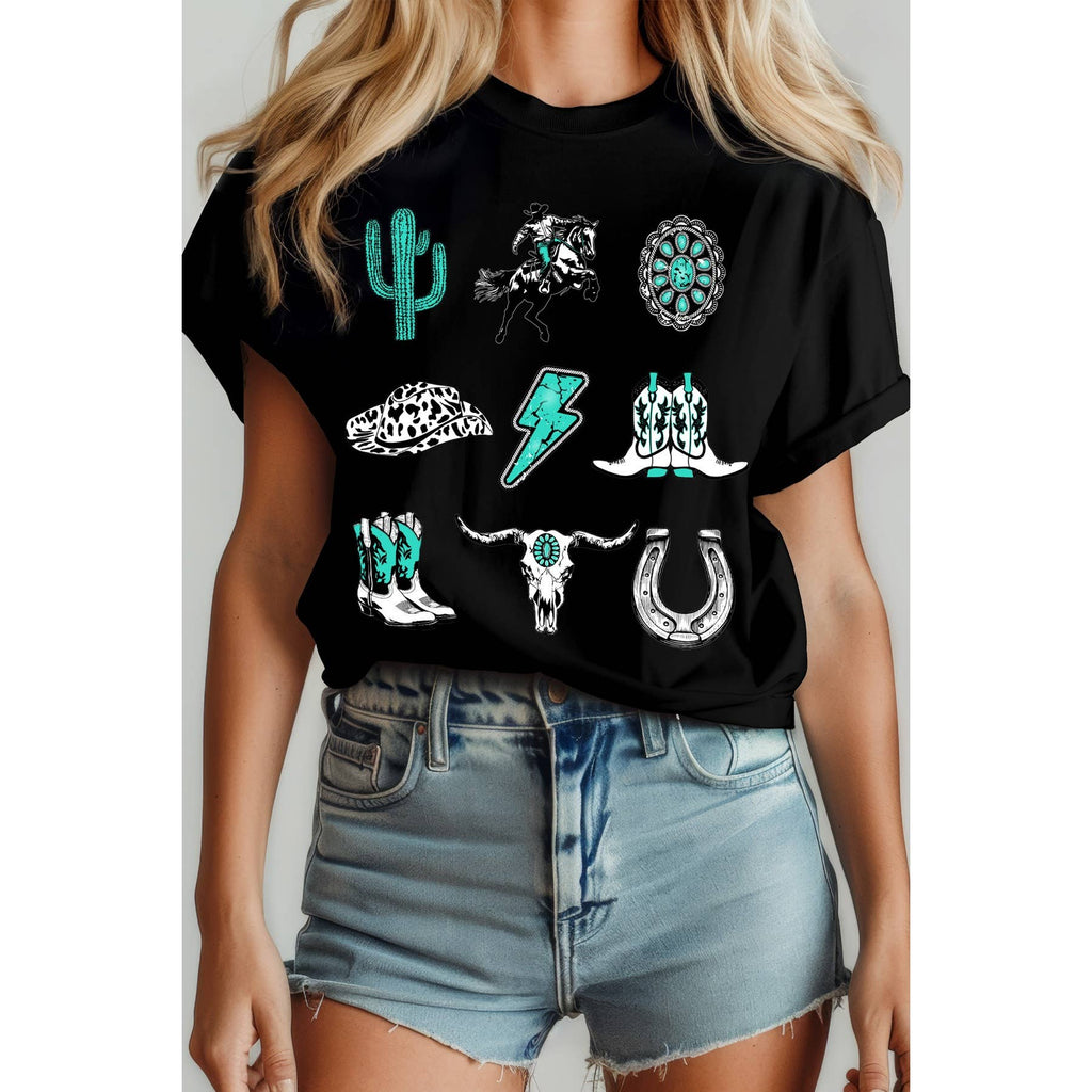 West Cowboy Wild Short Sleeve Tee
