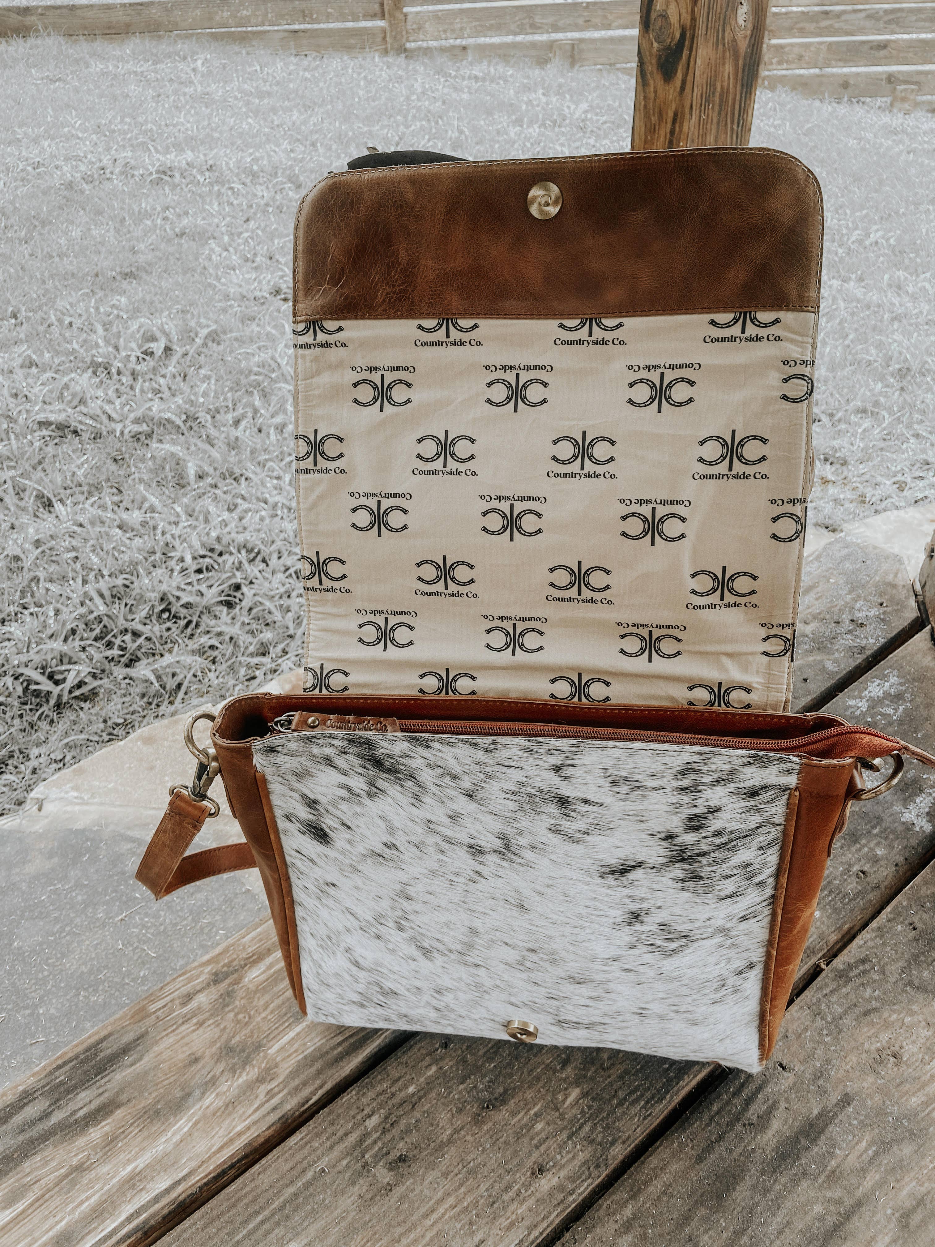 Magedalen Tooled Leather Cowhide Purse, Shoulder Bag