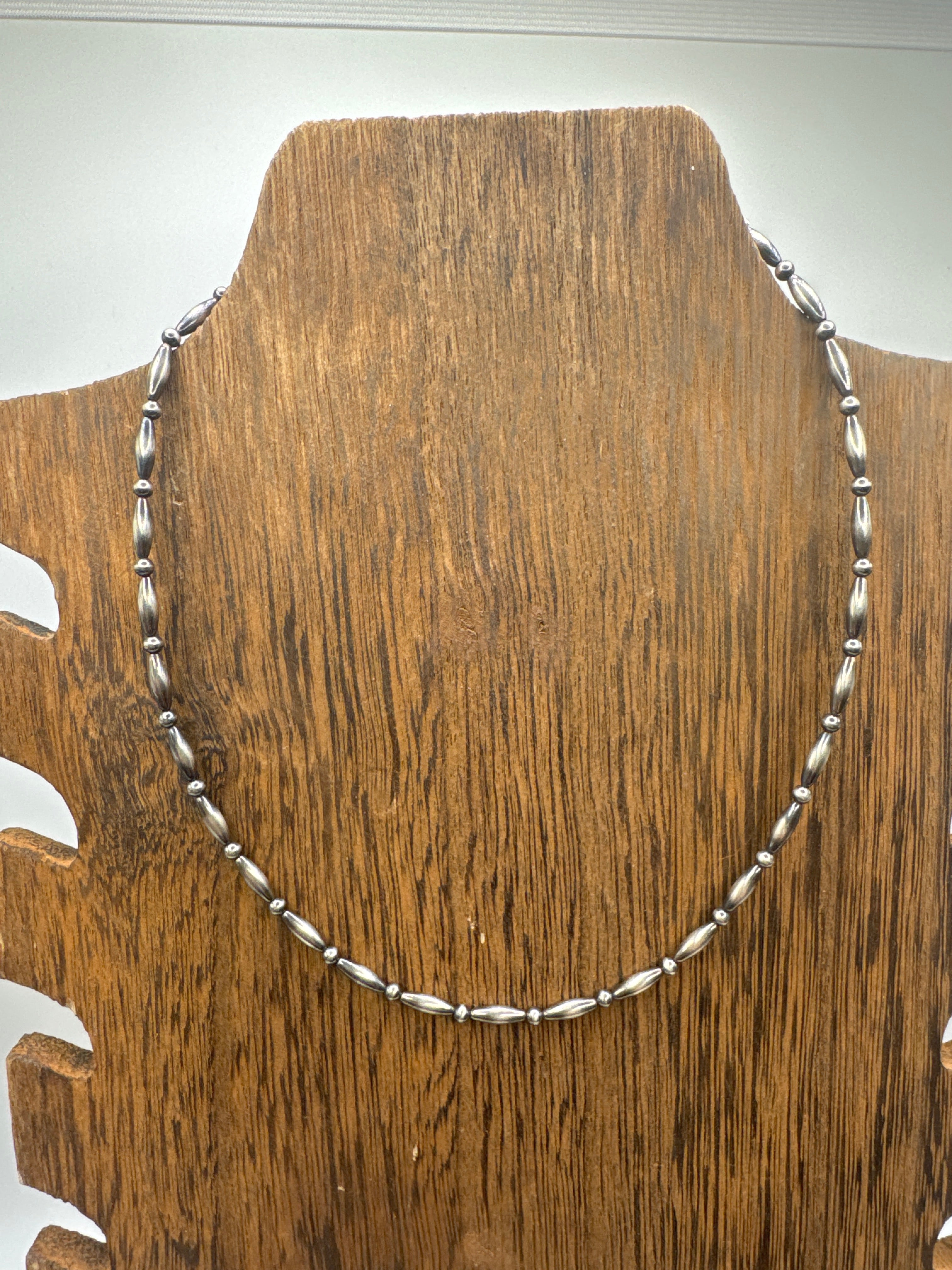 3mm and 3x9 torpedo 14 inch necklace