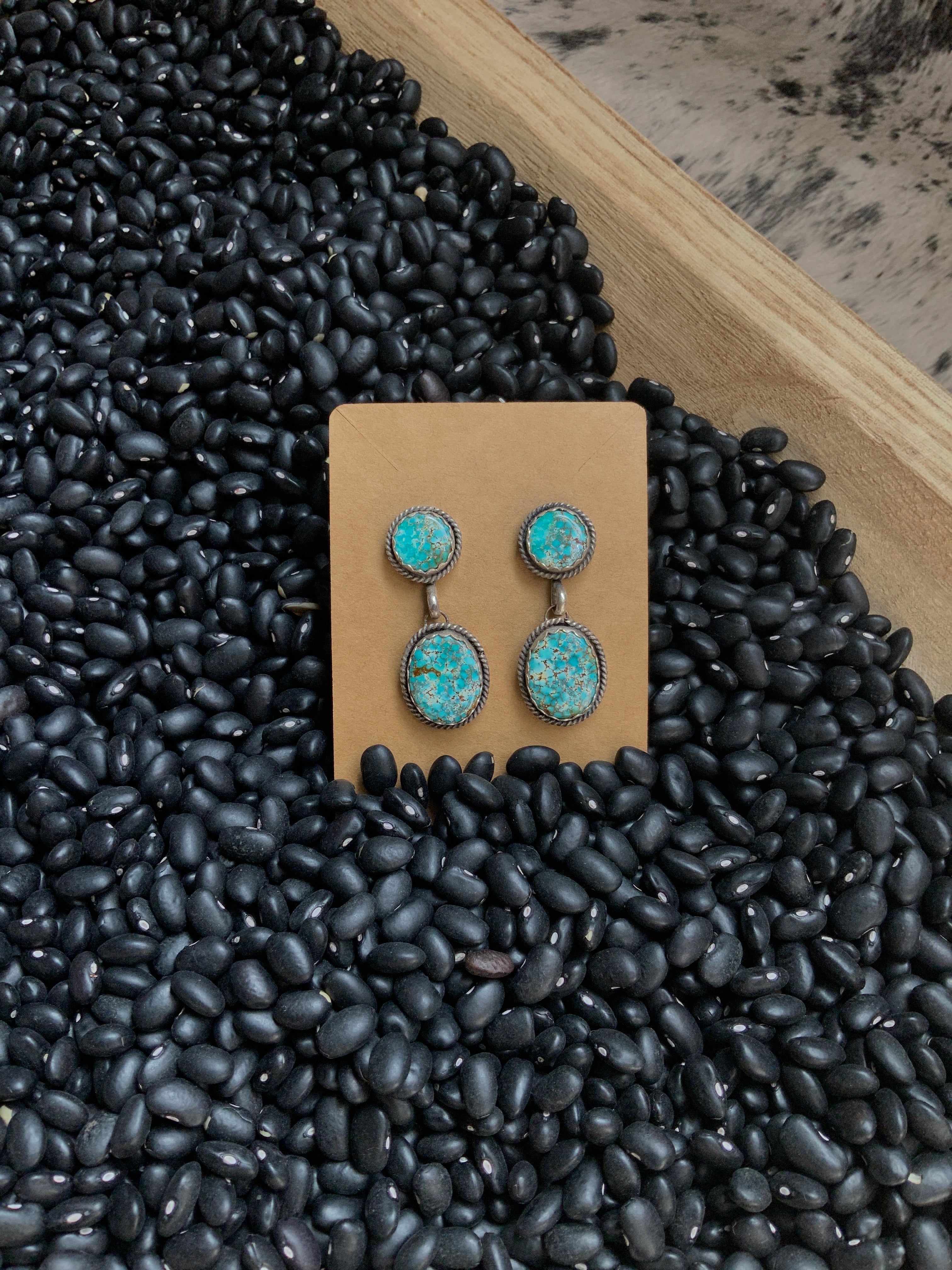 Catalina turquoise stud earring dangle