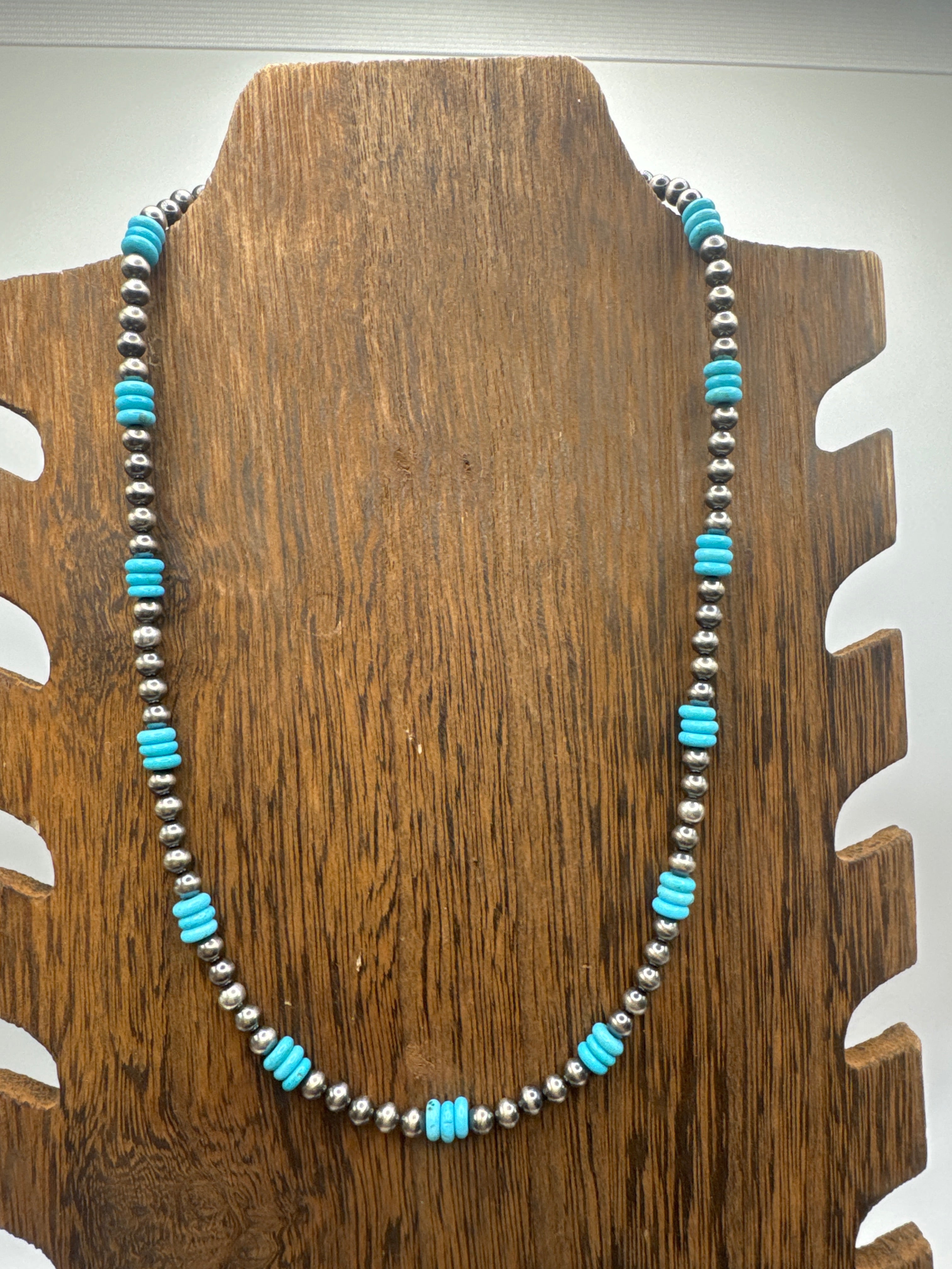 5mm sterling silver pearls baby blue turquoise